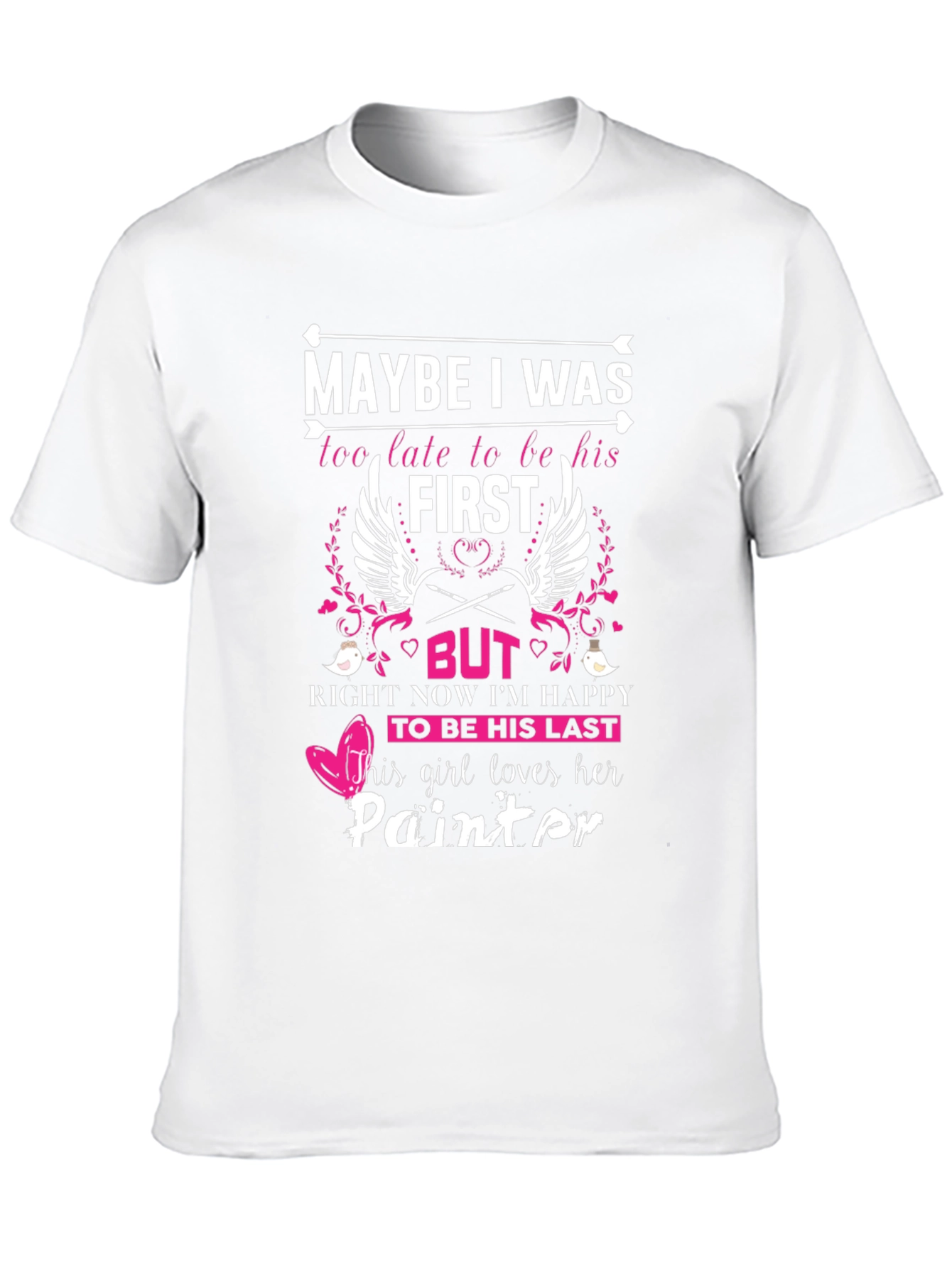 Black Painter's Girl T-Shirt, Last Love Tee view 10