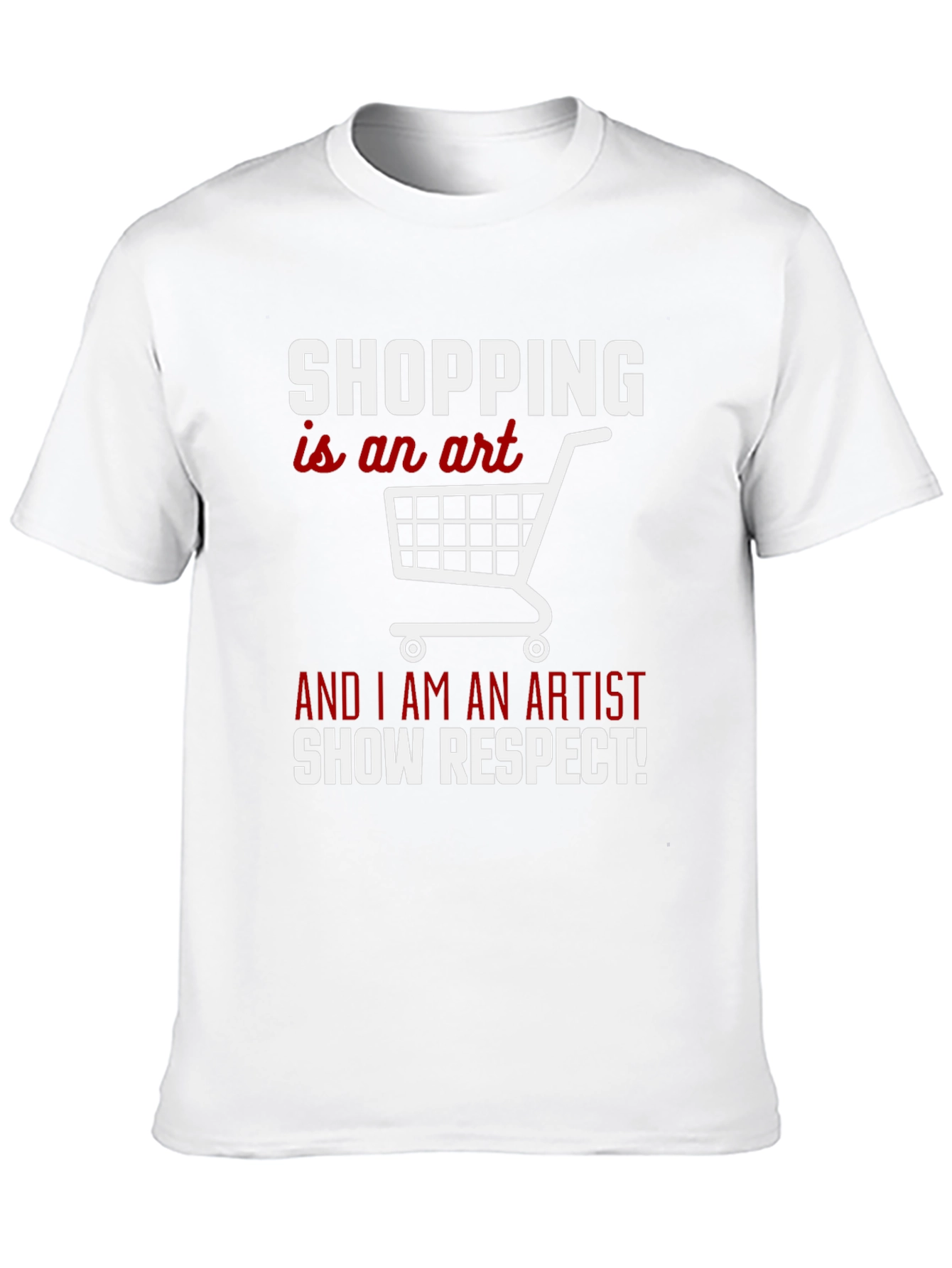 Black Shopping is an Art T-Shirt - Artist Respect Tee view 10