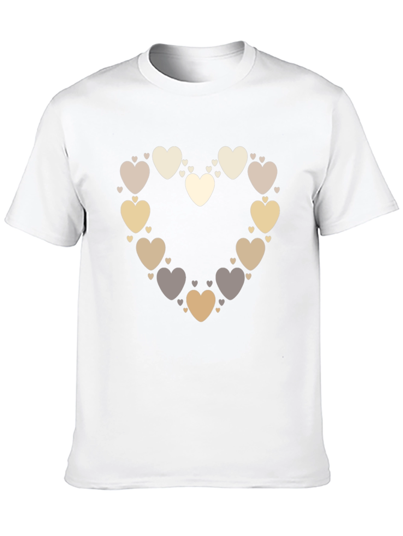 Black Heart of Hearts Graphic Tee - Black Casual Shirt view 10