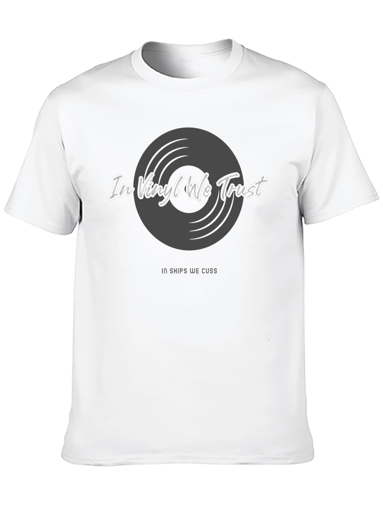 Black In Vinyl We Trust Graphic T-Shirt view 10