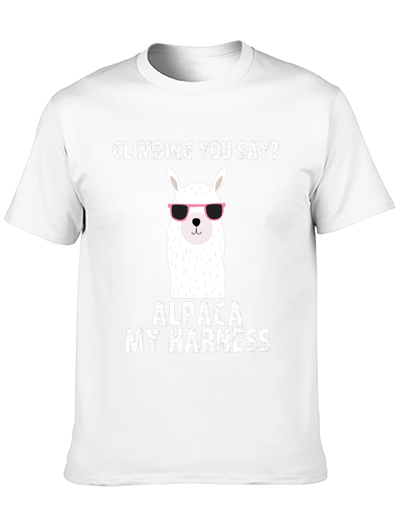Black Climbing Alpaca T-Shirt view 10