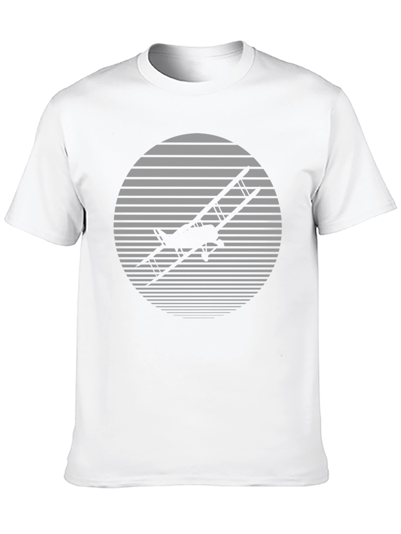 Black Vintage Airplane T-Shirt - Retro Style Black Tee view 10