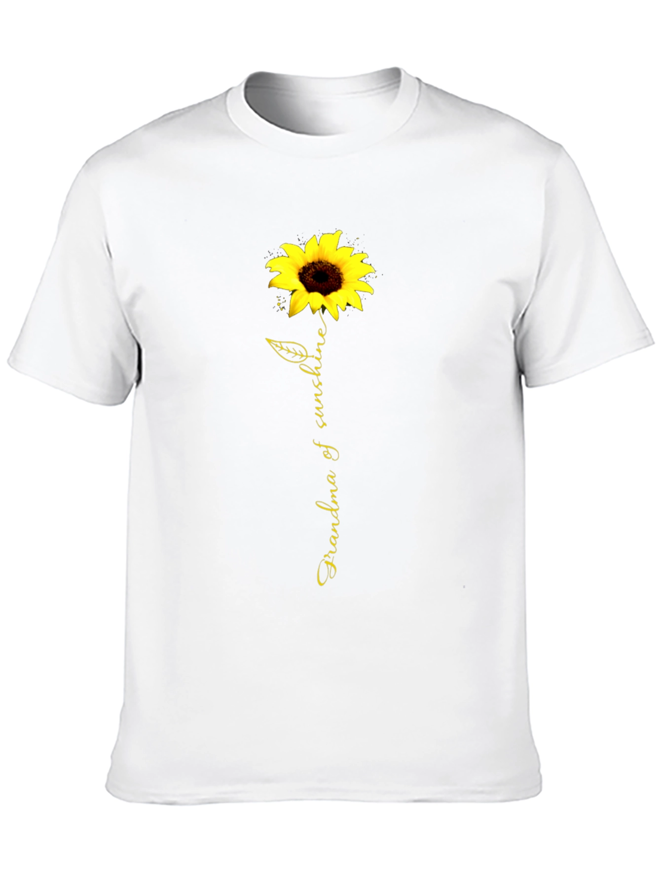 Black Grandma of Sunshine Sunflower Graphic Tee view 10