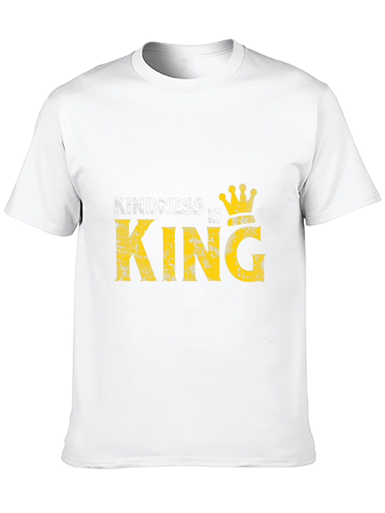 Black Kindness is King Graphic Black T-Shirt view 10