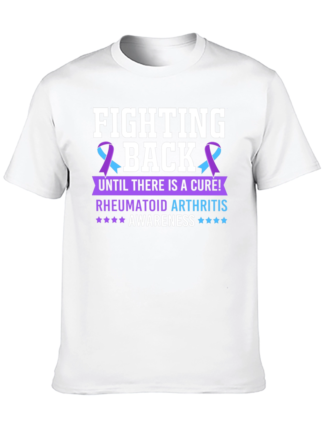 Black Rheumatoid Arthritis Awareness T-Shirt view 10