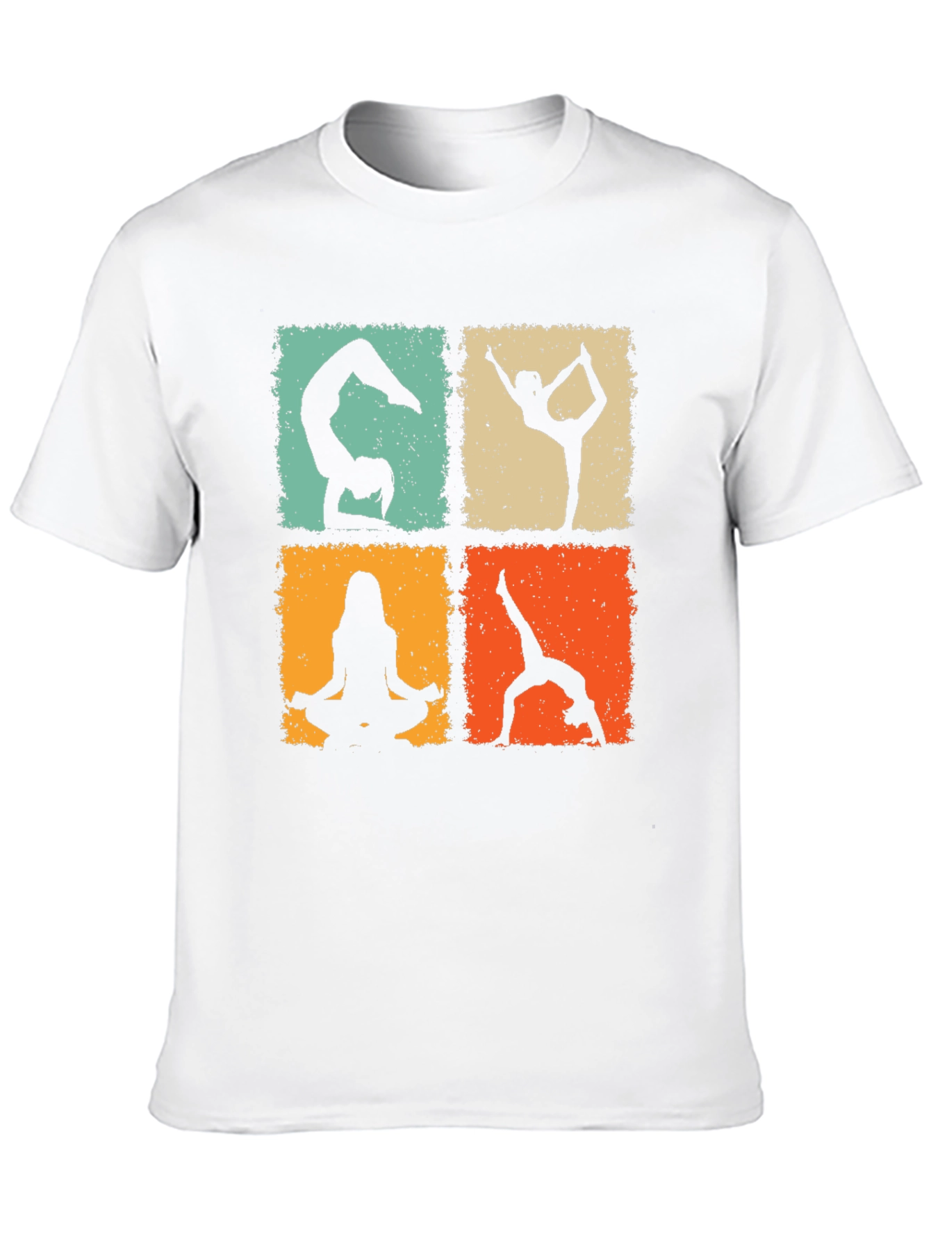 Black Yoga Poses Graphic Tee - Trendy & Comfortable view 10