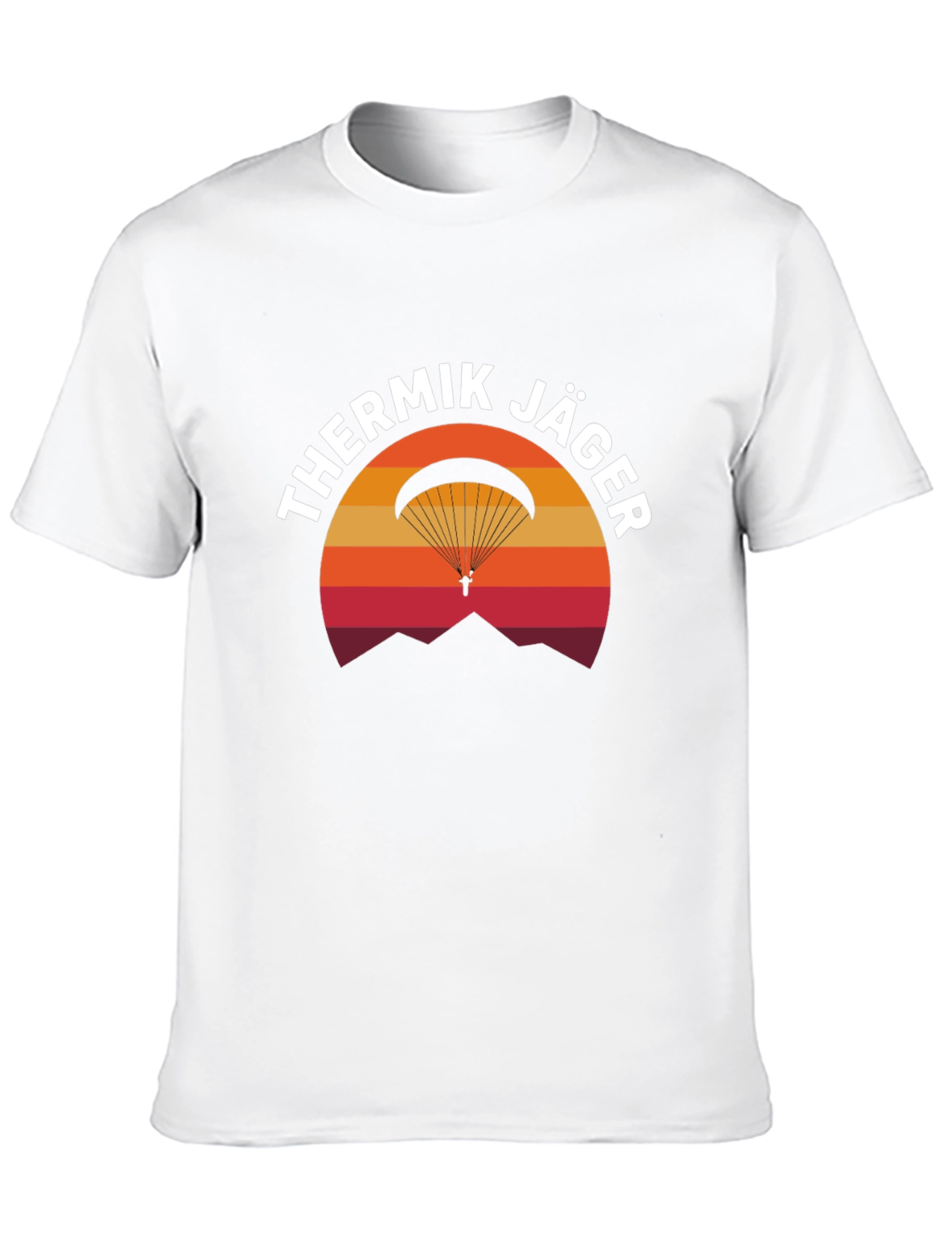 Black Thermik Jäger Paragliding T-Shirt view 10