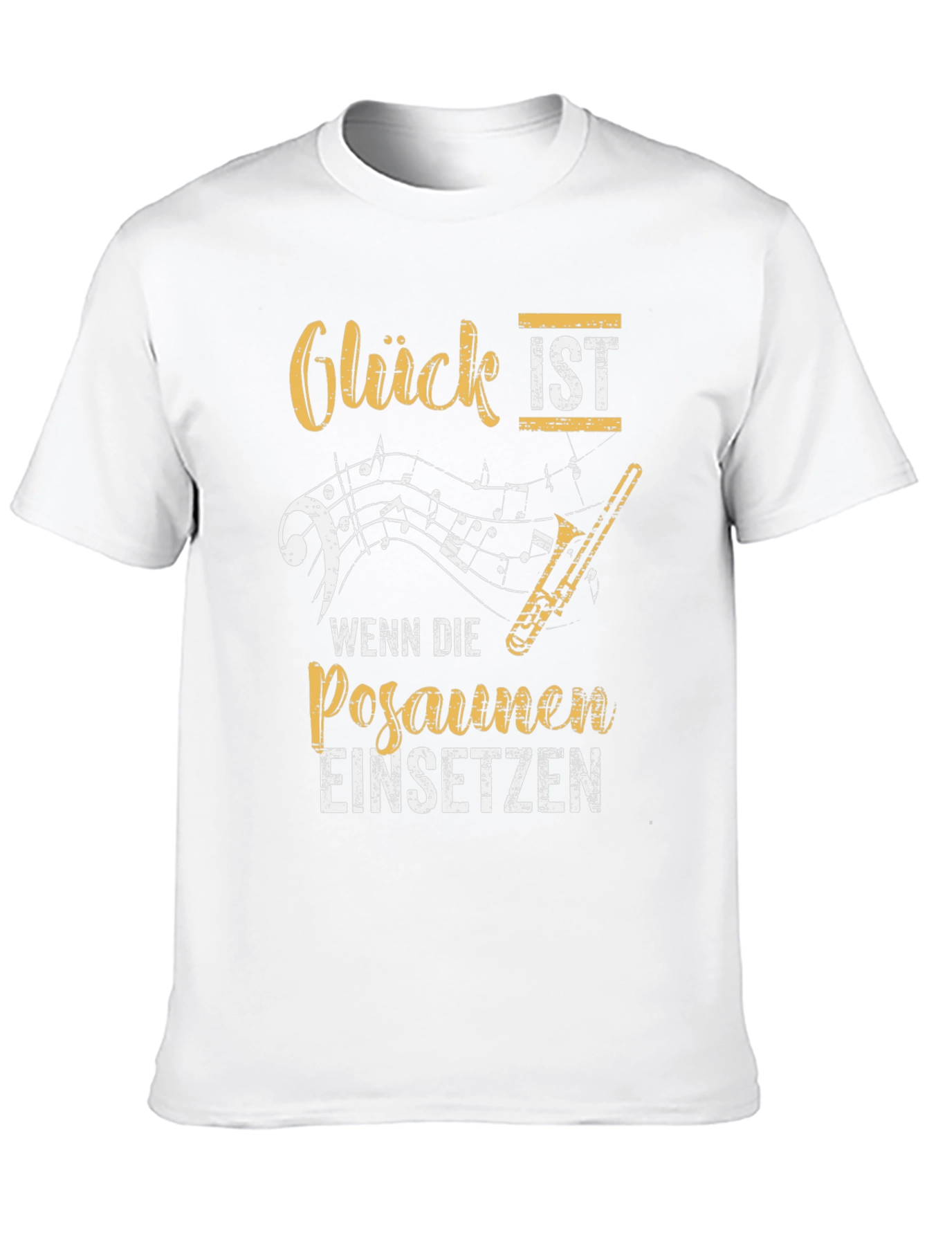 Black Gluck Ist Trombone Player T-Shirt view 10