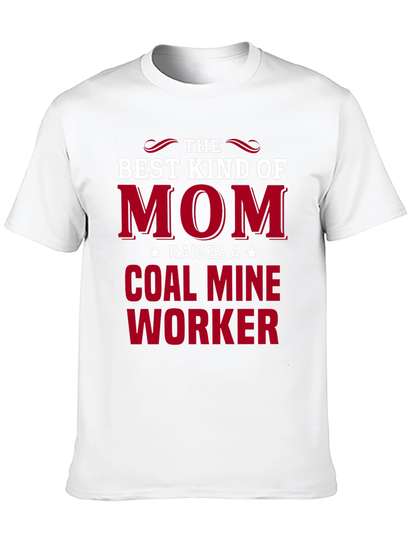 Black Best Kind of Mom Coal Mine Worker T-Shirt view 10