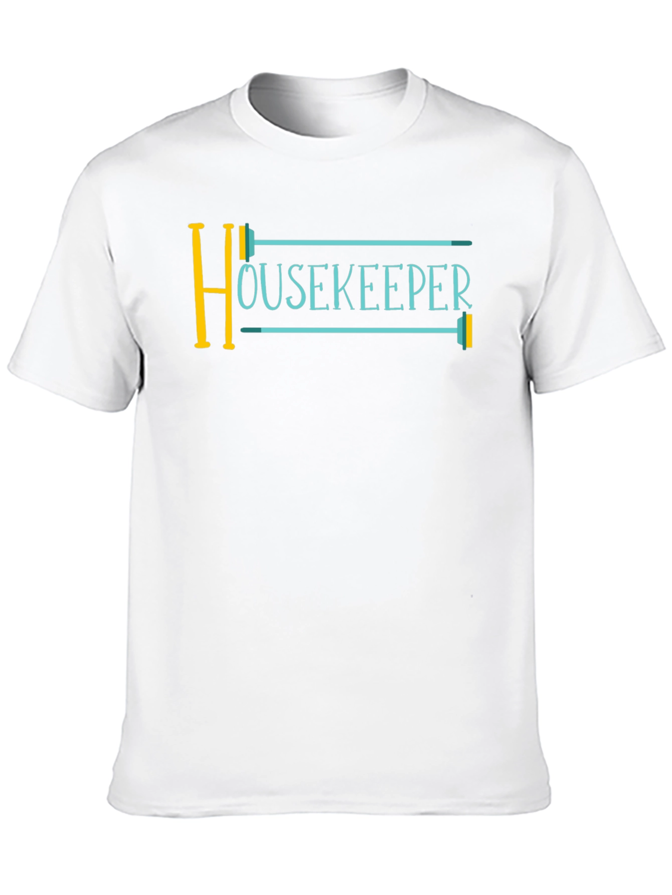 Black Housekeeper T-Shirt - Novelty Cleaning Staff Tee view 10