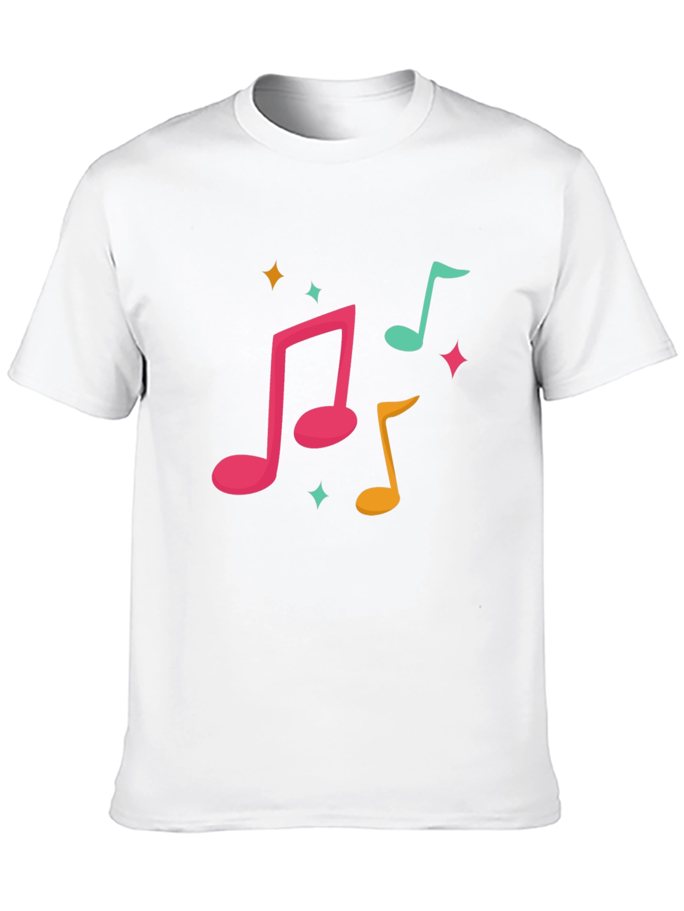 Black Musical Note Graphic Tee - Stylish & Fun! view 10