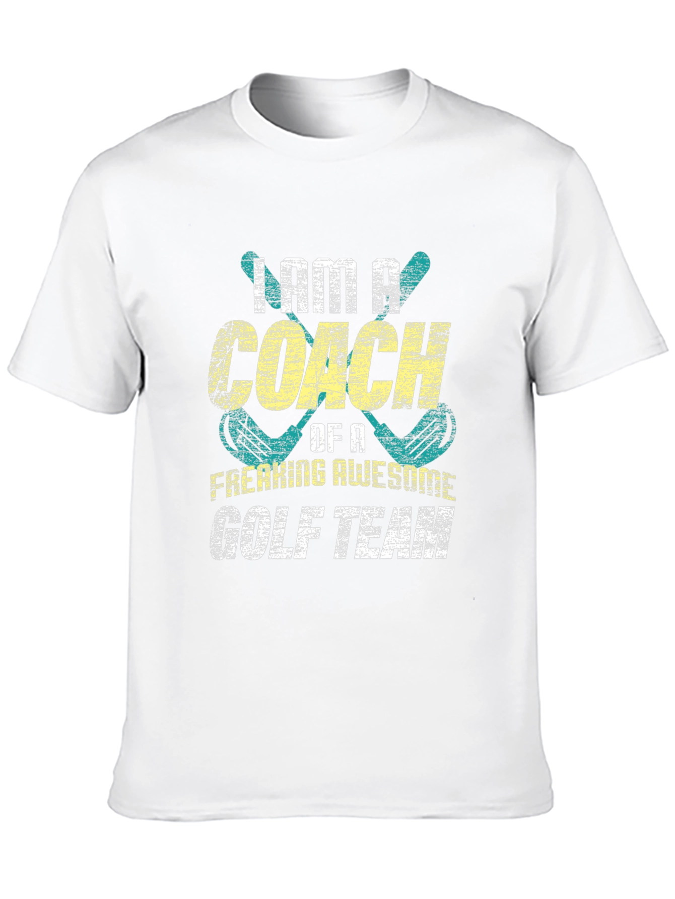 Black Golf Coach T-Shirt - Awesome Team Graphic Tee view 10