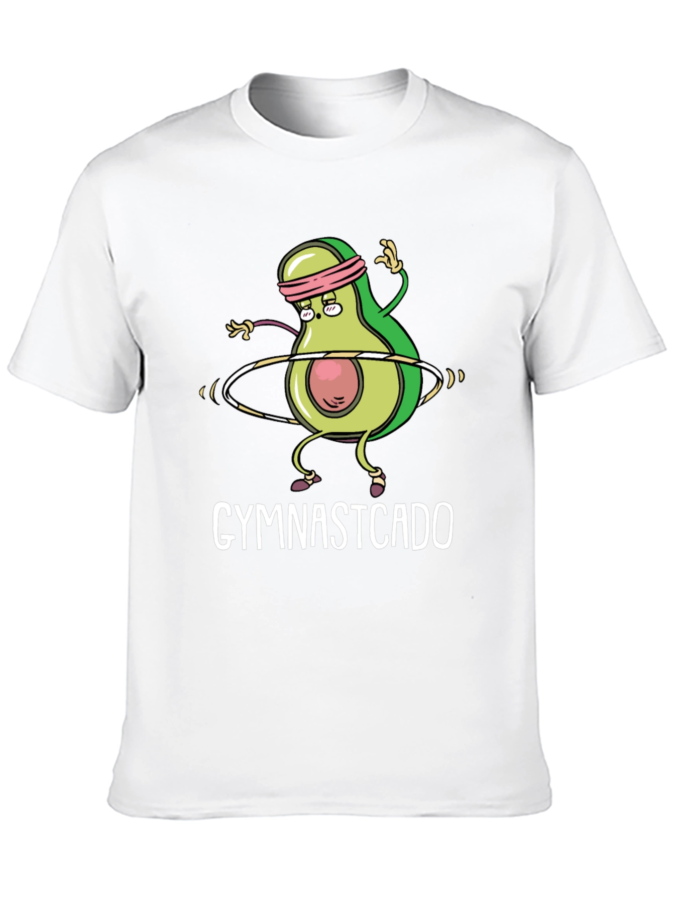 Black Gymnastcado Avocado Gymnast T-Shirt view 10