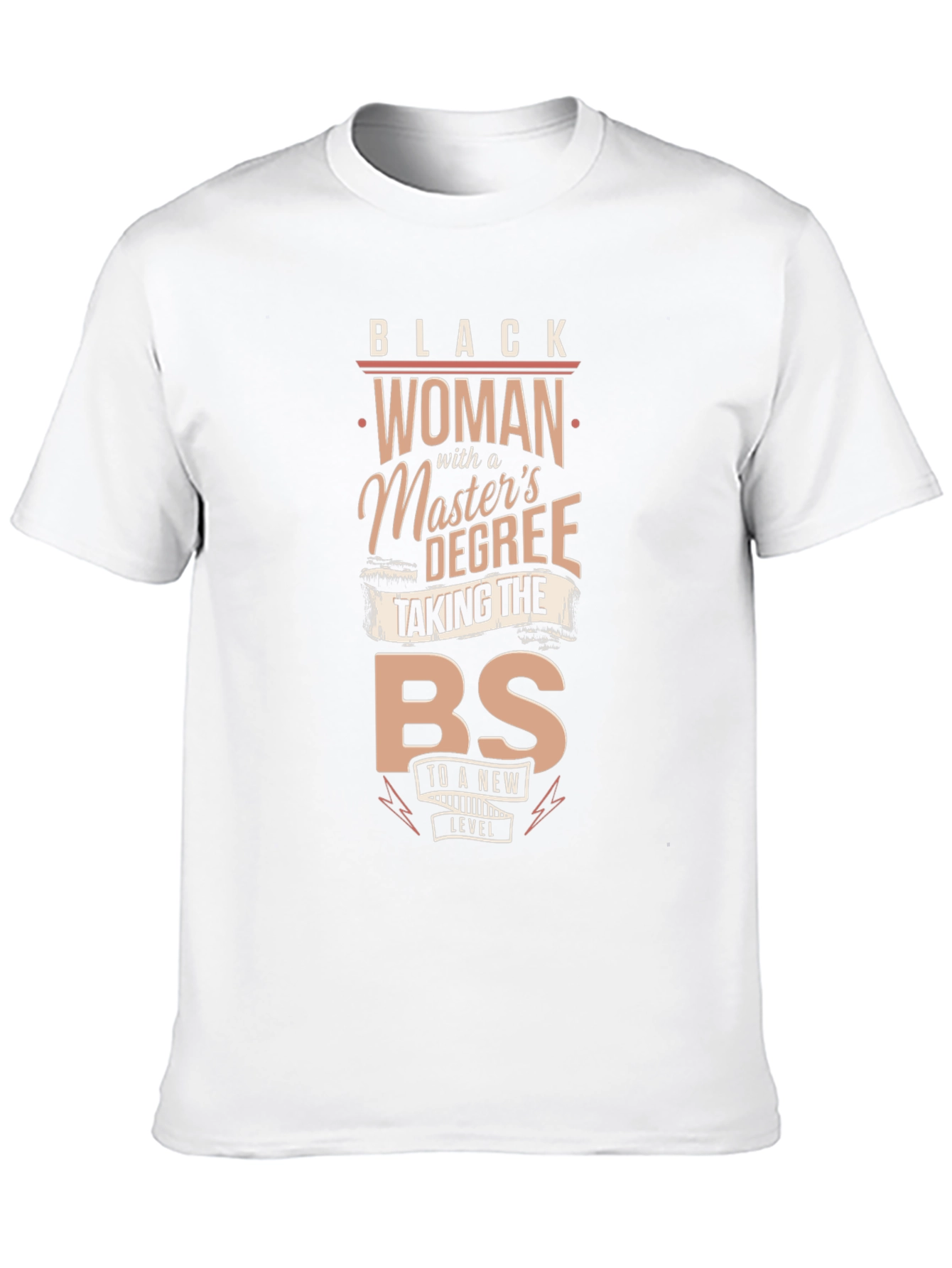 Black Black Woman with a Master's Degree T-Shirt view 10