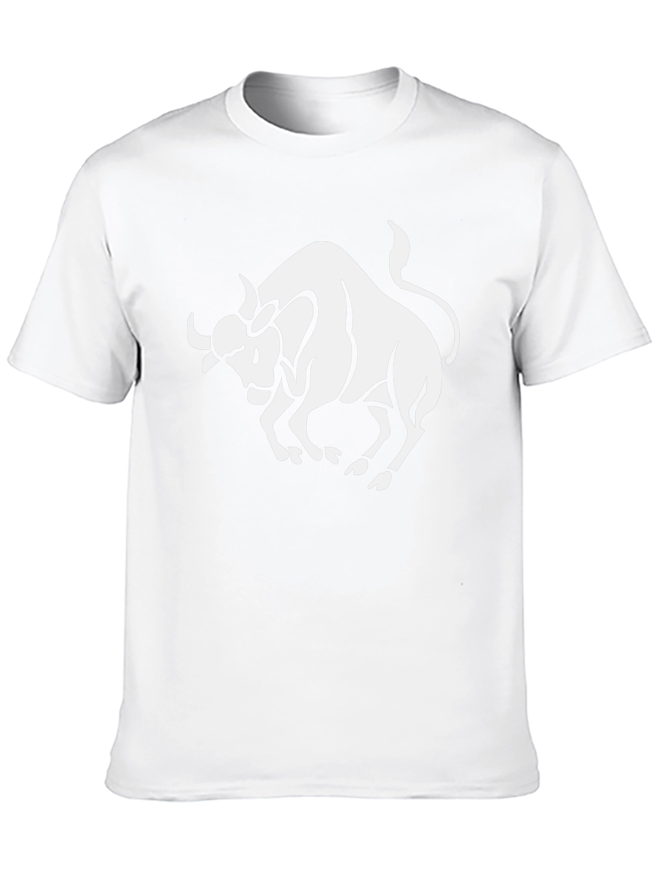 Black Bull Graphic Tee - Black Cotton Short Sleeve Shirt view 10