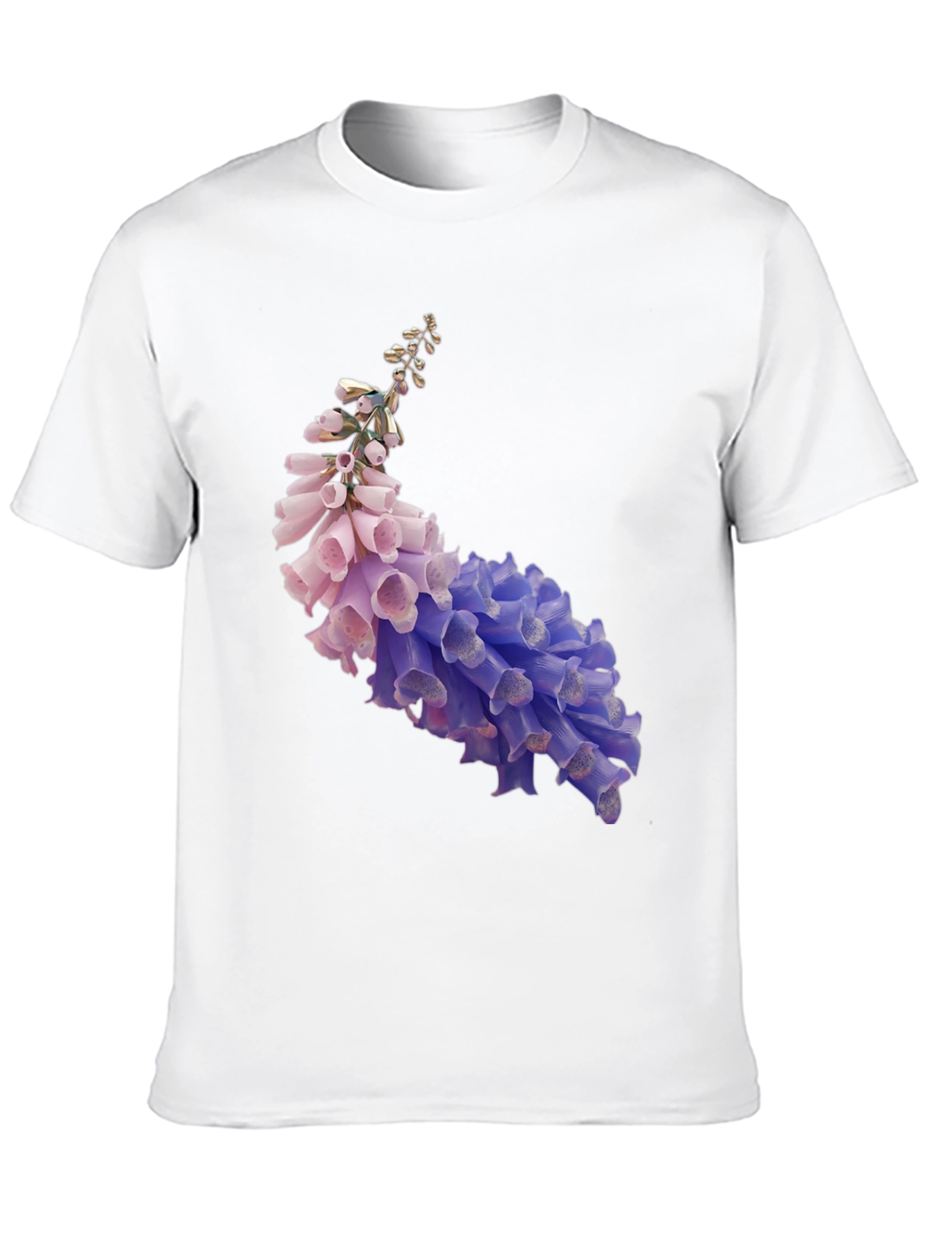 Black Floral Print T-Shirt - Stylish Black Tee view 10