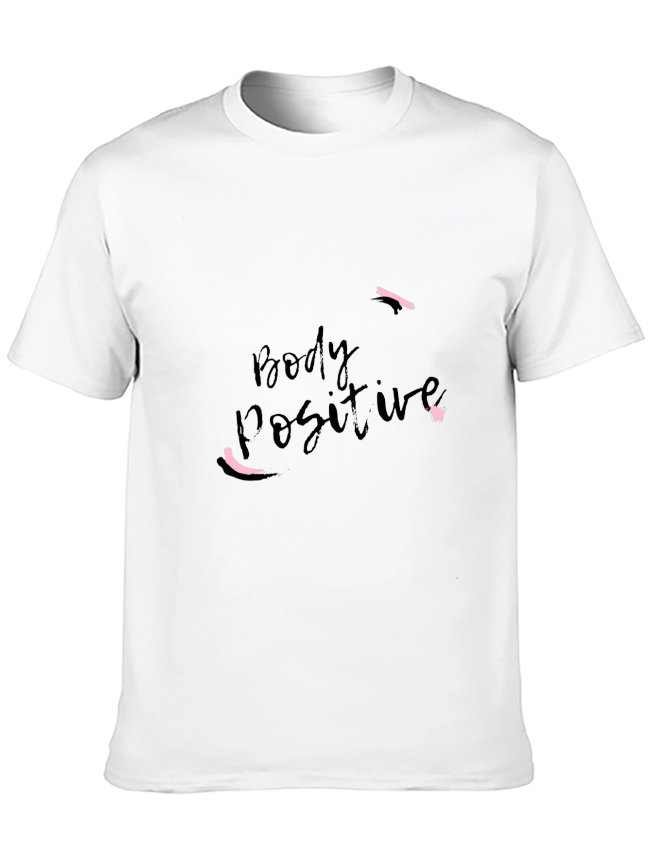 Black Body Positive Graphic Tee - Stylish Comfort Fit view 10