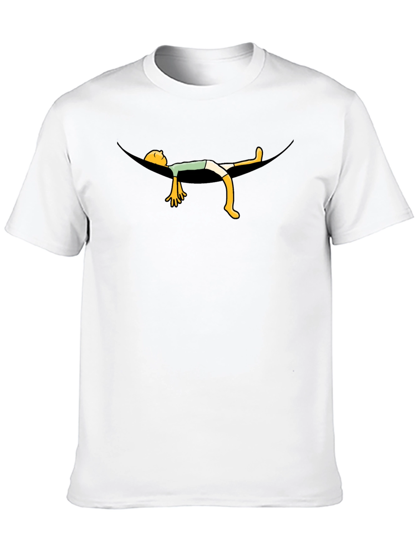Black Relaxing Hammock T-Shirt - Black view 10