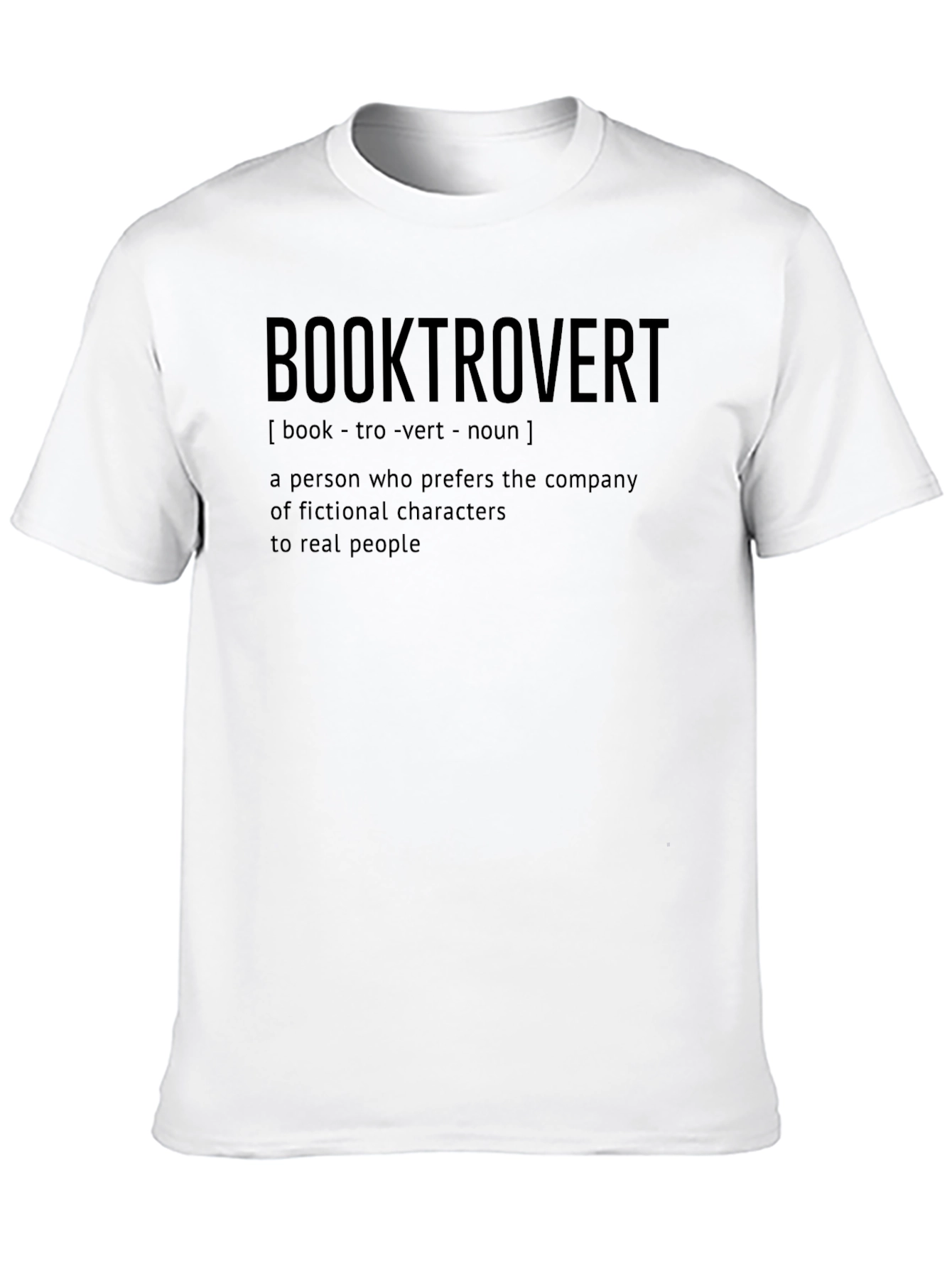 Black Booktrovert Definition T-Shirt view 10