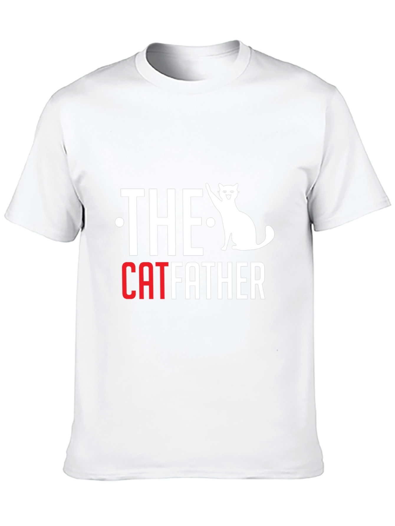 Black The Catfather T-Shirt - Funny Cat Lover Tee view 10