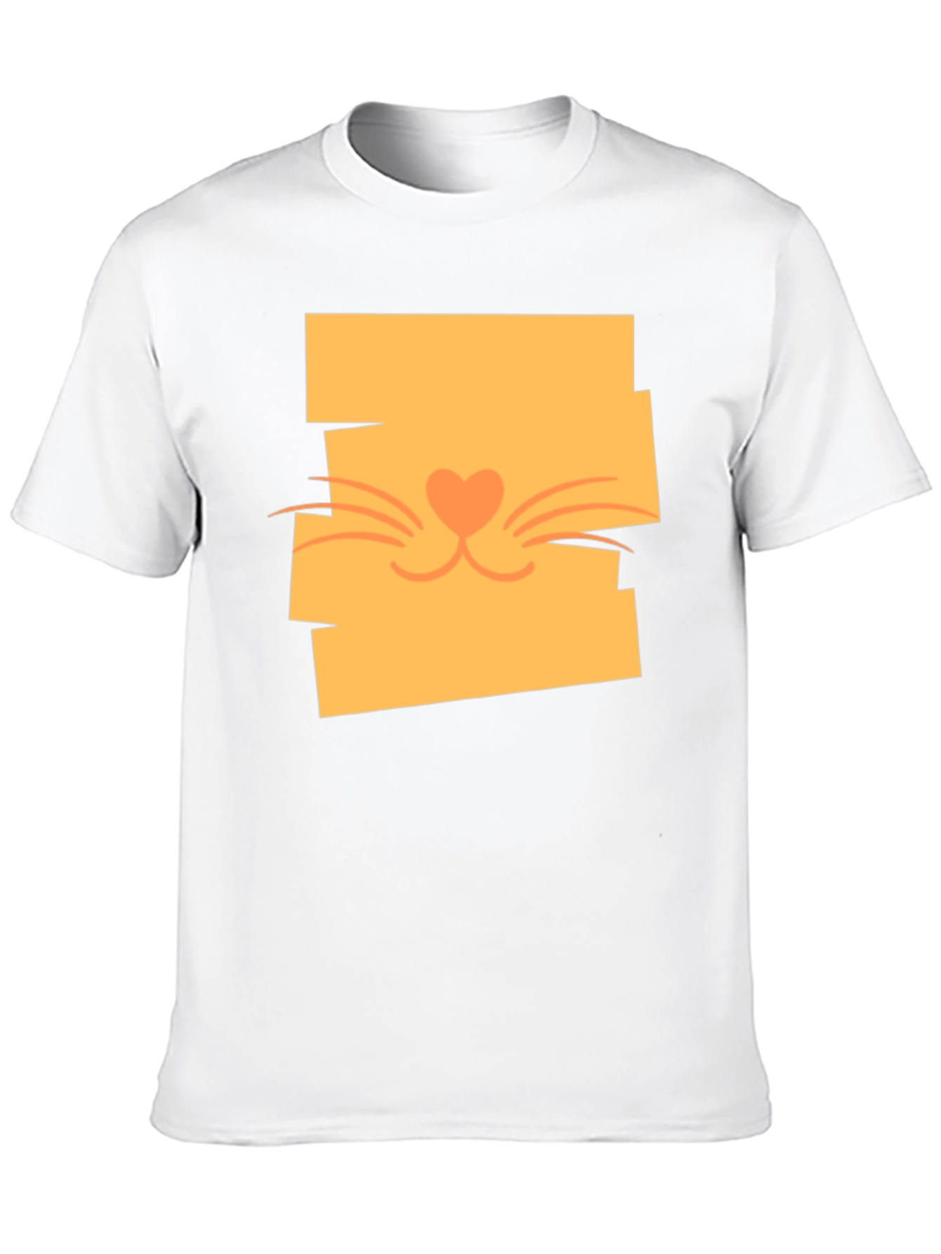 Black Cute Cat Face Graphic Tee - Stylish Casual Wear view 10