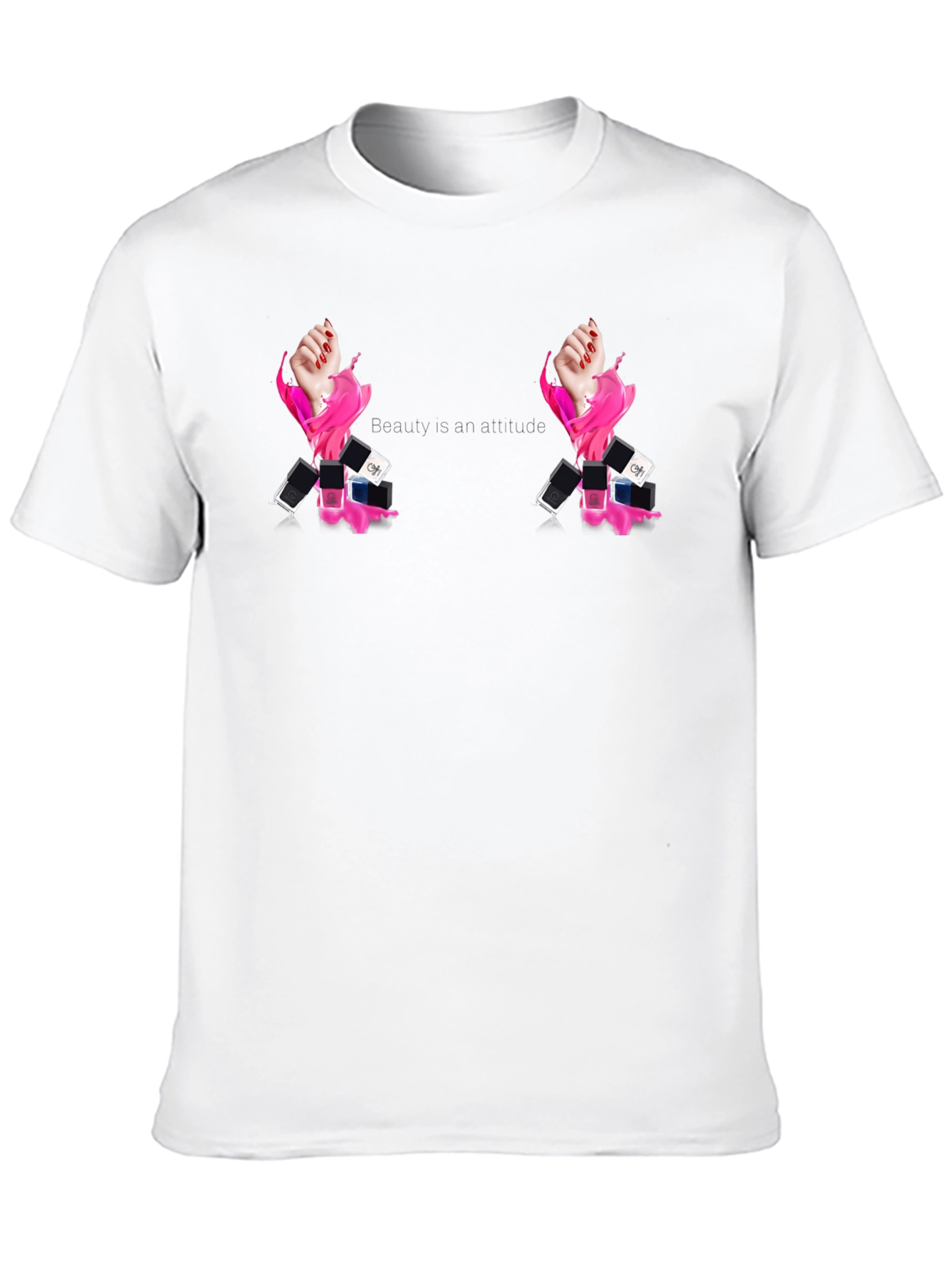 Black Beauty Attitude Black Graphic Tee view 10