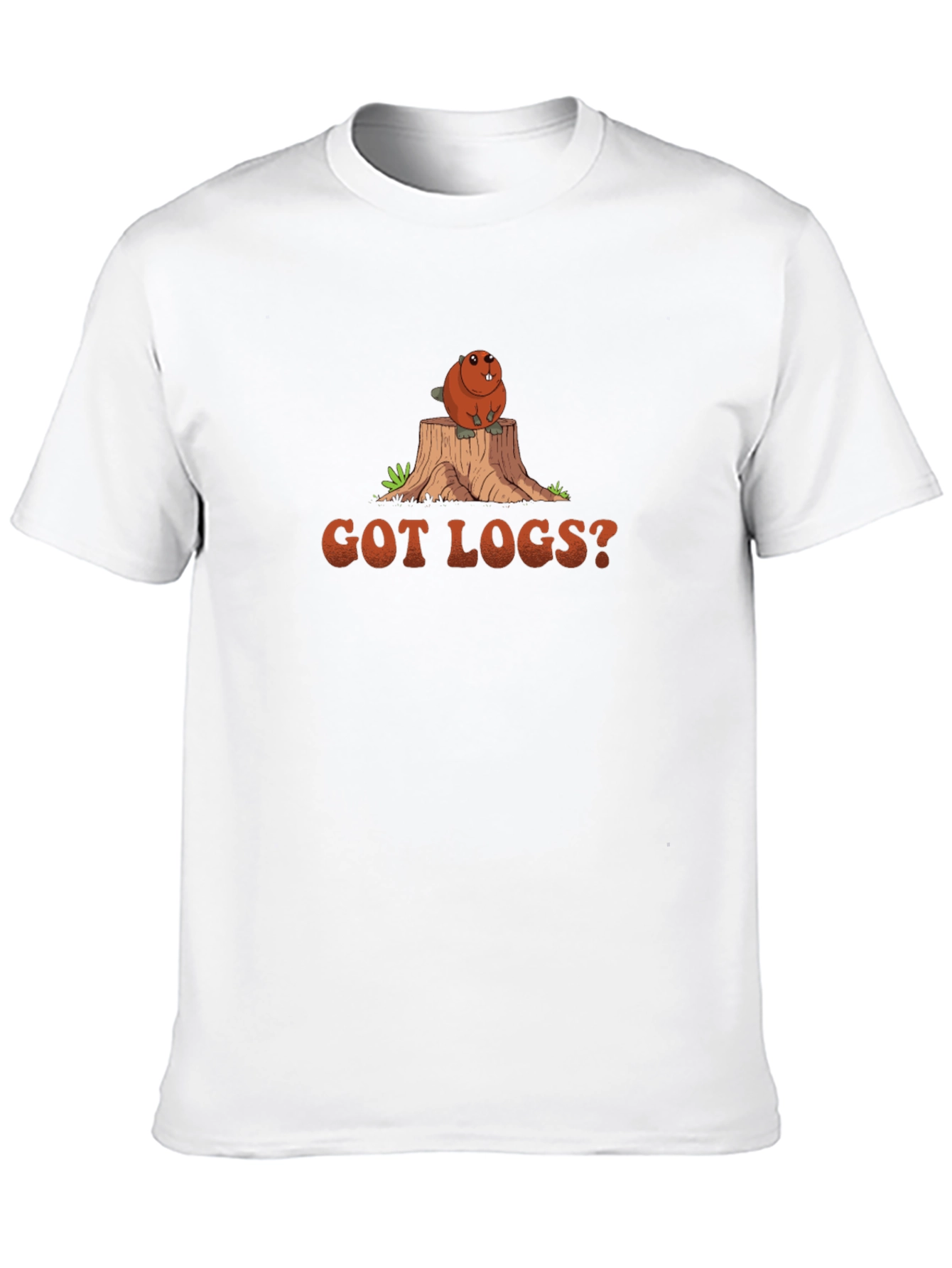 Black Got Logs? Beaver Graphic T-Shirt view 10