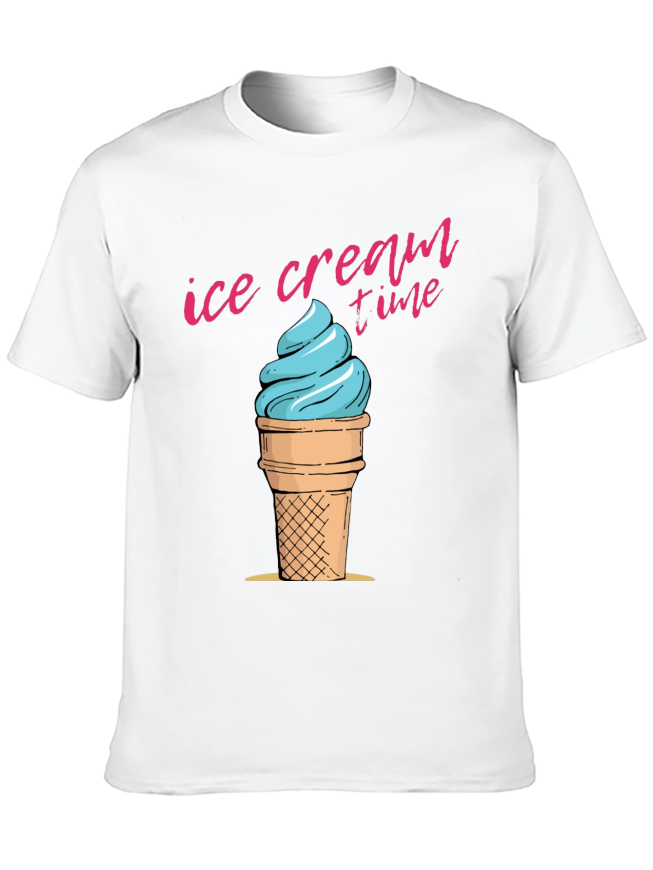 Black Ice Cream Time Graphic Tee - Casual Comfort view 10