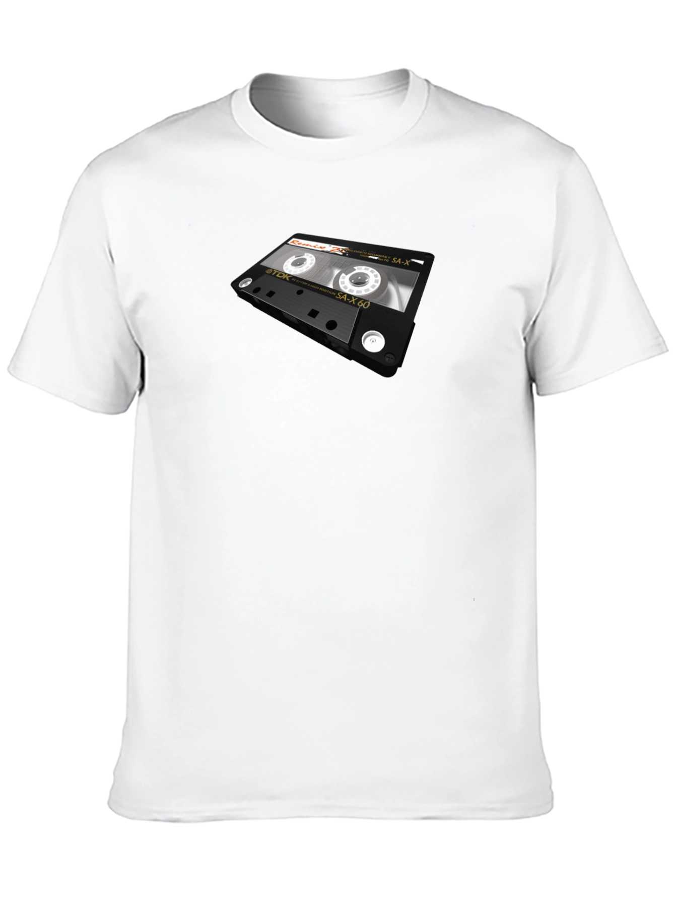 Black Retro Cassette Tape Graphic T-Shirt view 10