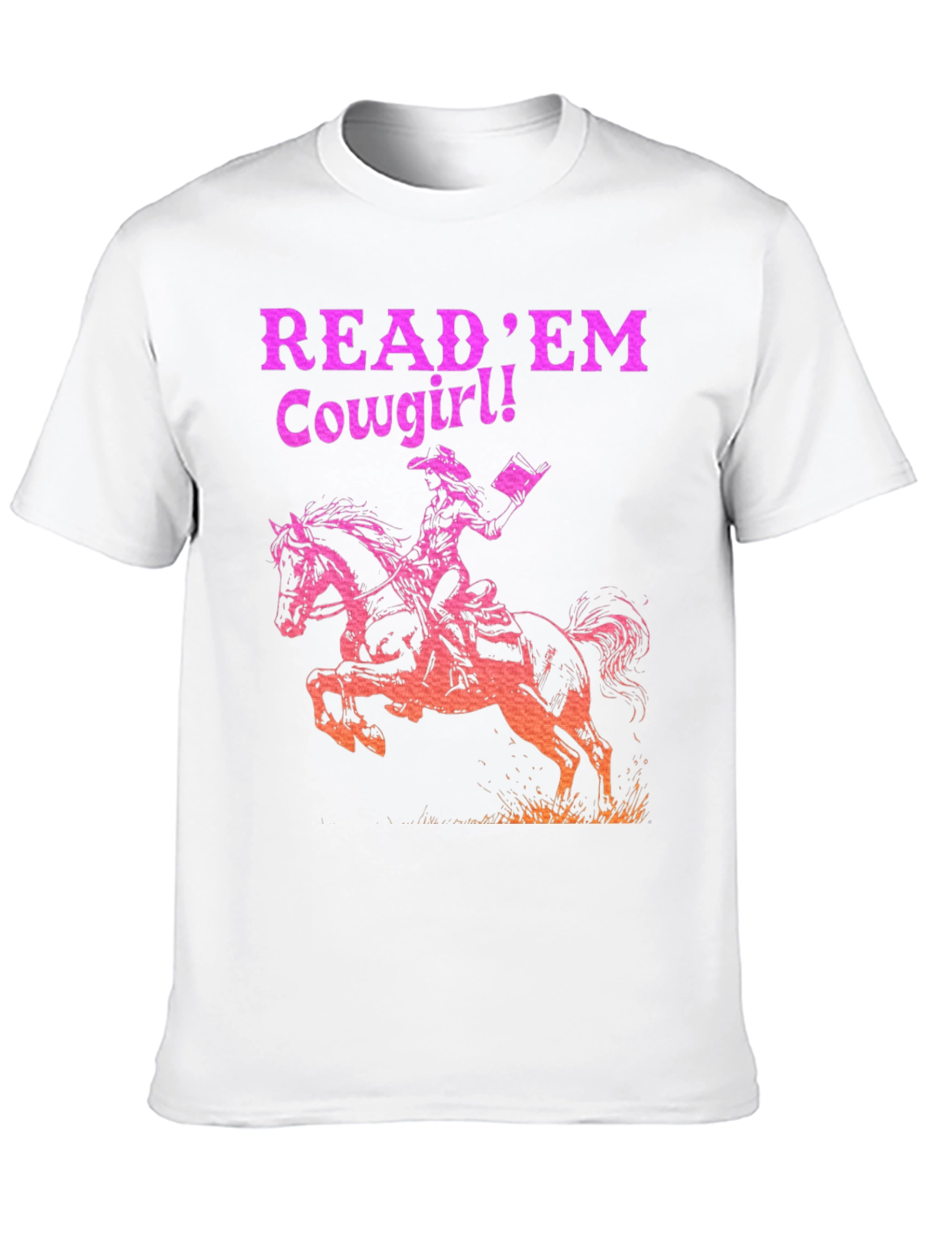 Black Read 'Em Cowgirl! Graphic Tee - Western Style view 10
