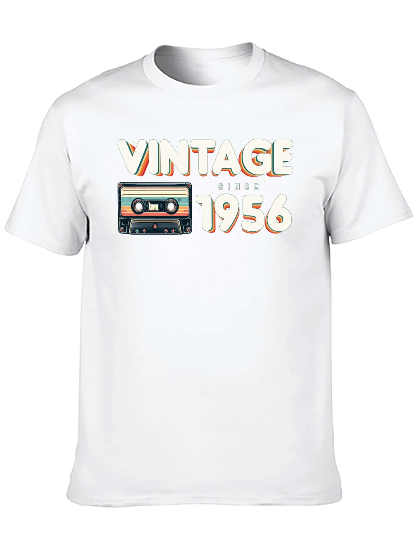 Black Vintage Since 1956 Cassette T-Shirt view 10