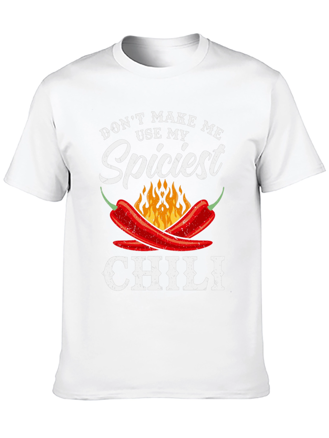 Black Spiciest Chili Funny T-Shirt view 10