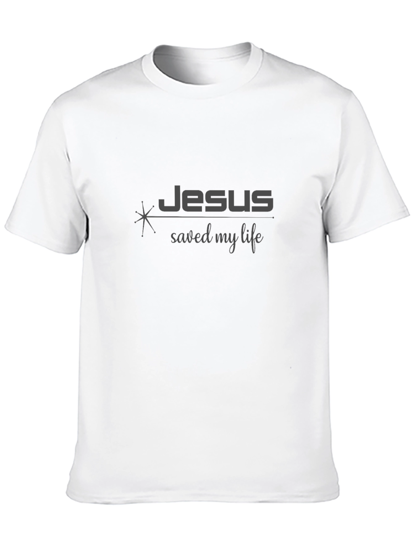 Black Jesus Saved My Life Graphic T-Shirt view 10