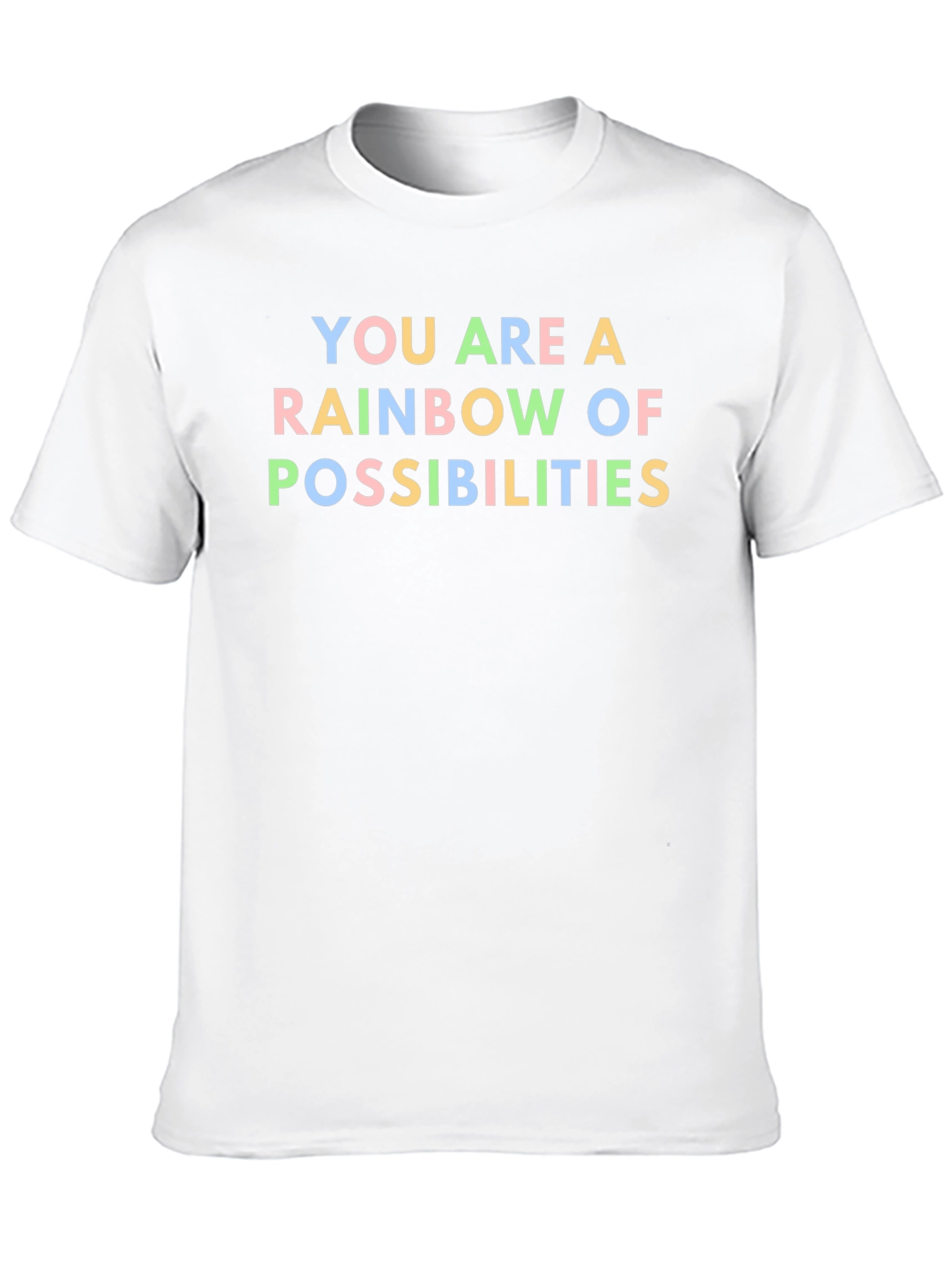 Black Rainbow of Possibilities Graphic T-Shirt view 10