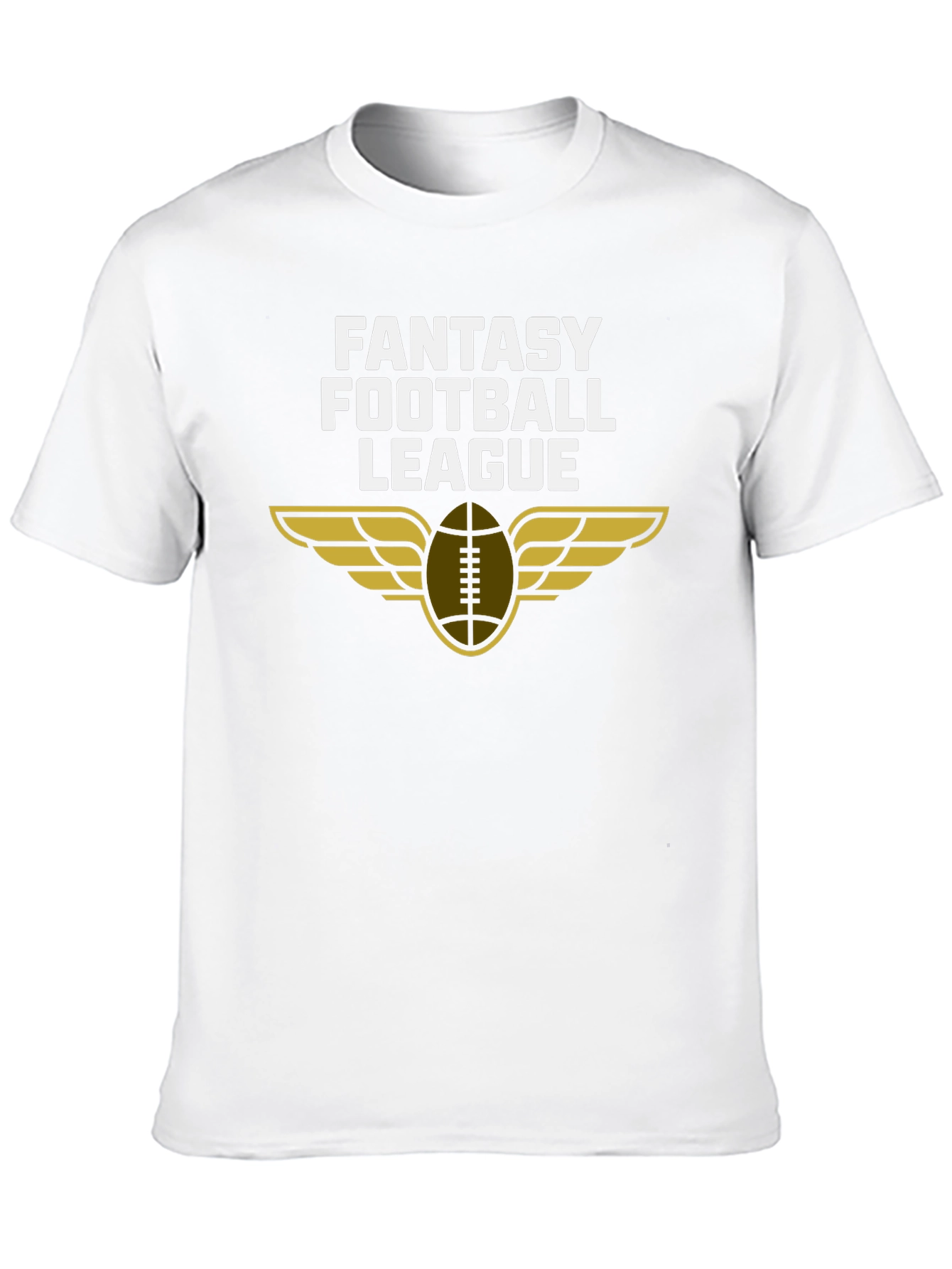 Black Fantasy Football League Graphic T-Shirt view 10