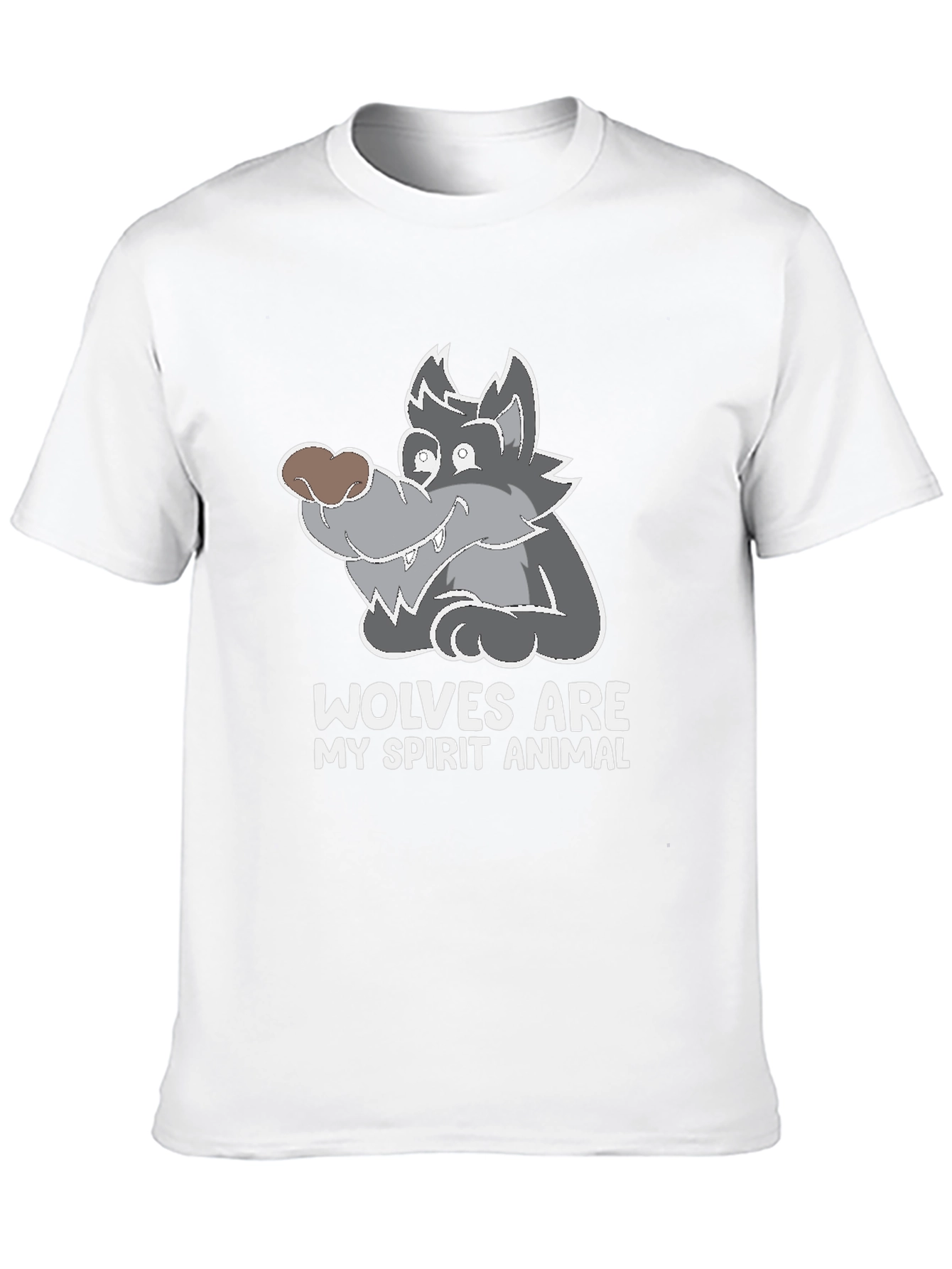 Black Wolves Are My Spirit Animal Graphic Tee - Black view 10