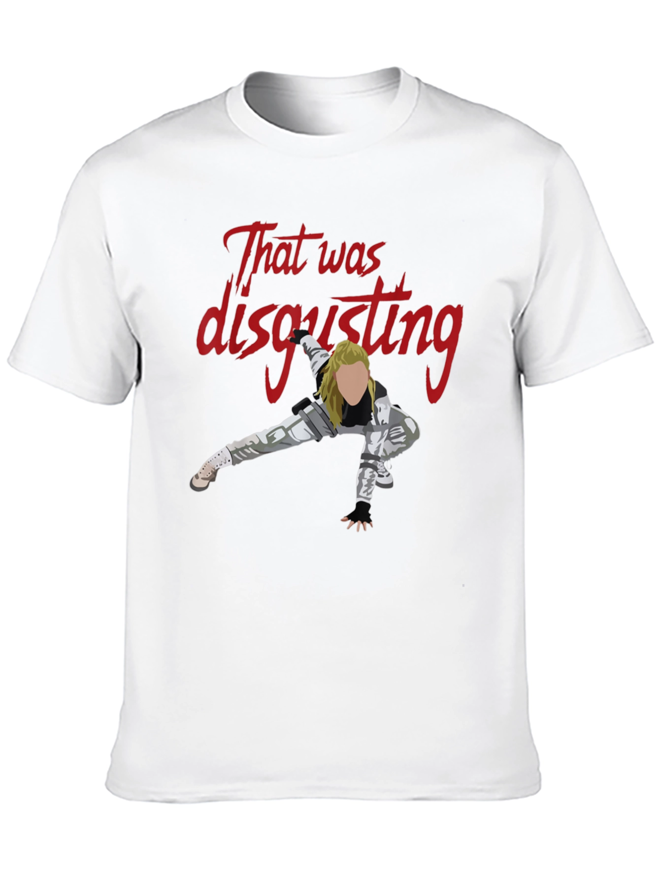 That Was Disgusting Black Graphic Tee - 10