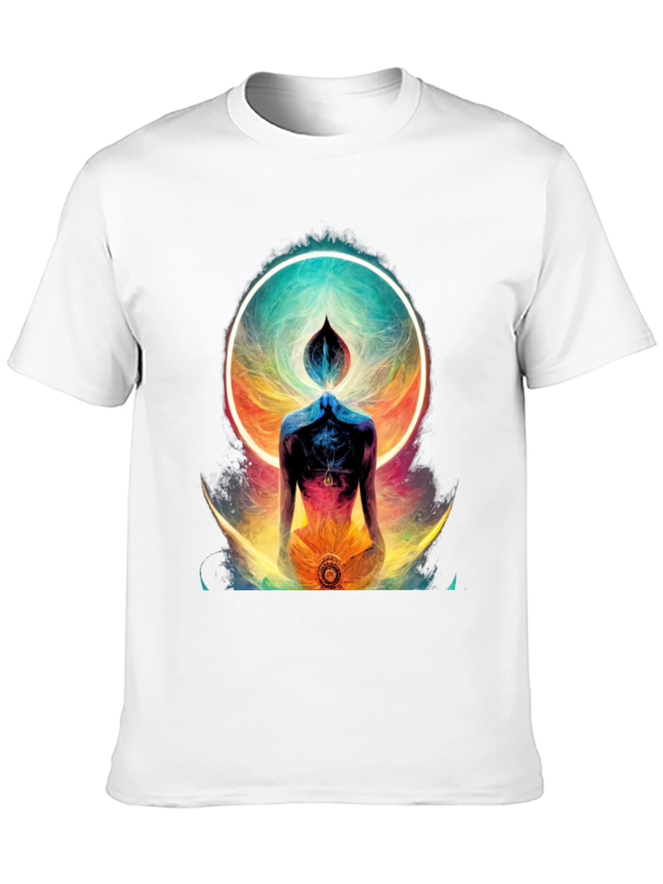 Black Mystic Aura Graphic Tee - Black view 10