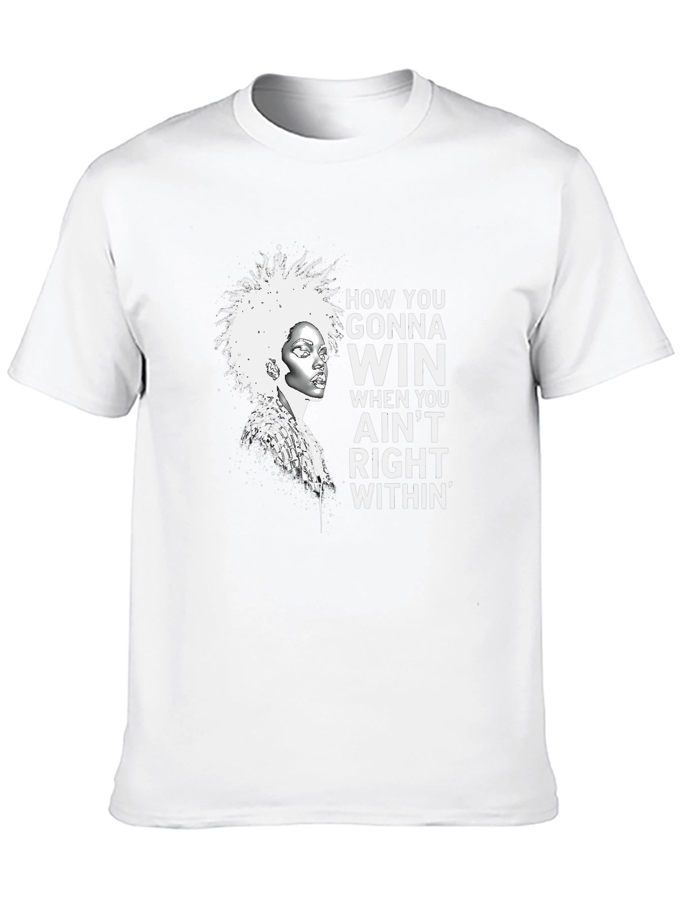 Black Inspirational T-Shirt - Lauryn Hill Quote view 10
