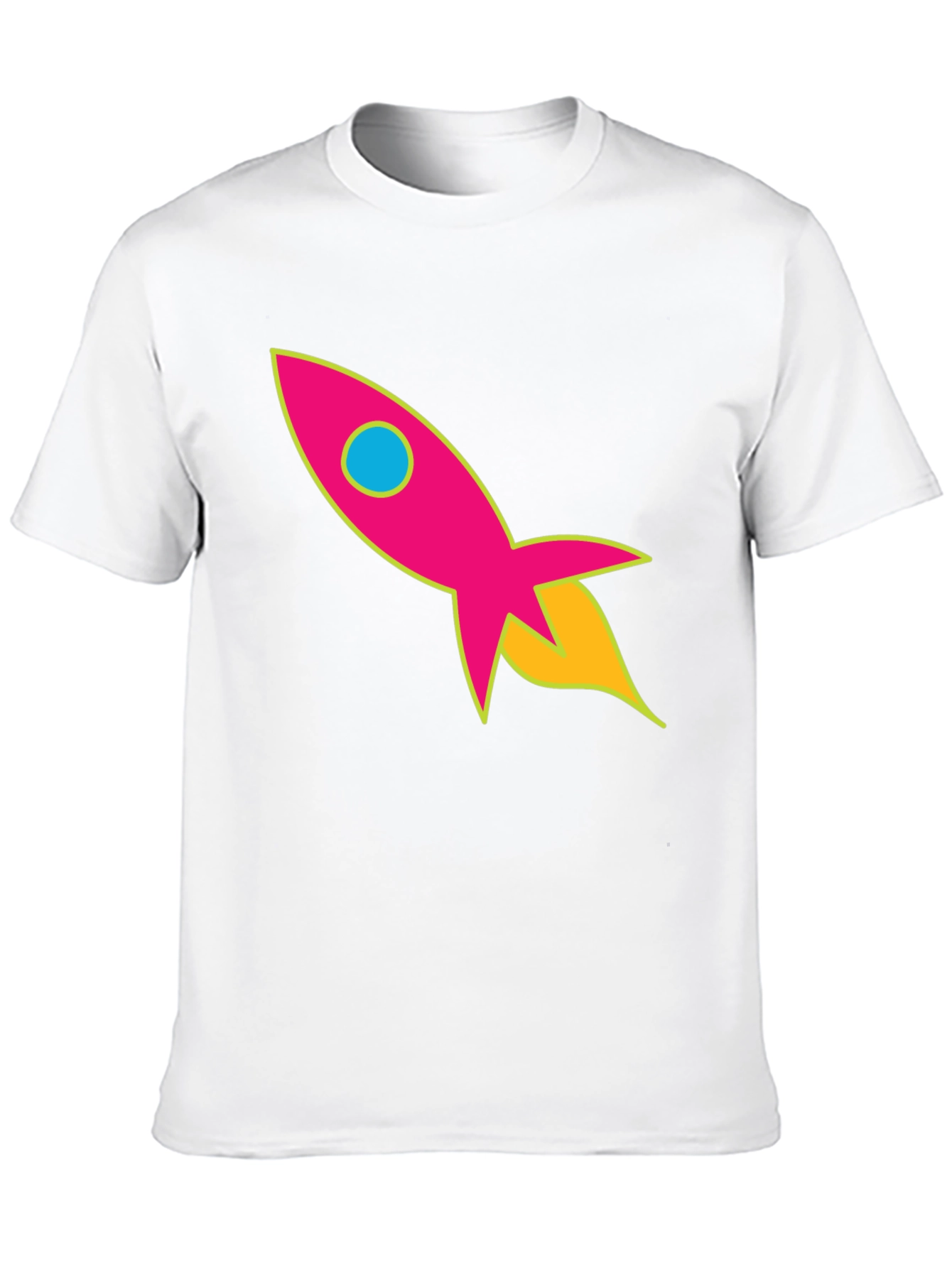 Black Retro Rocket T-Shirt - Blast Off in Style! view 10