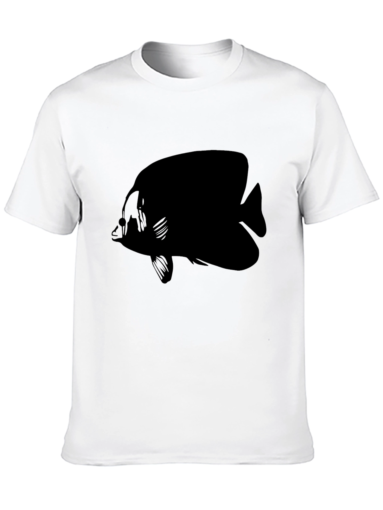 Black Black Fish Graphic T-Shirt view 10