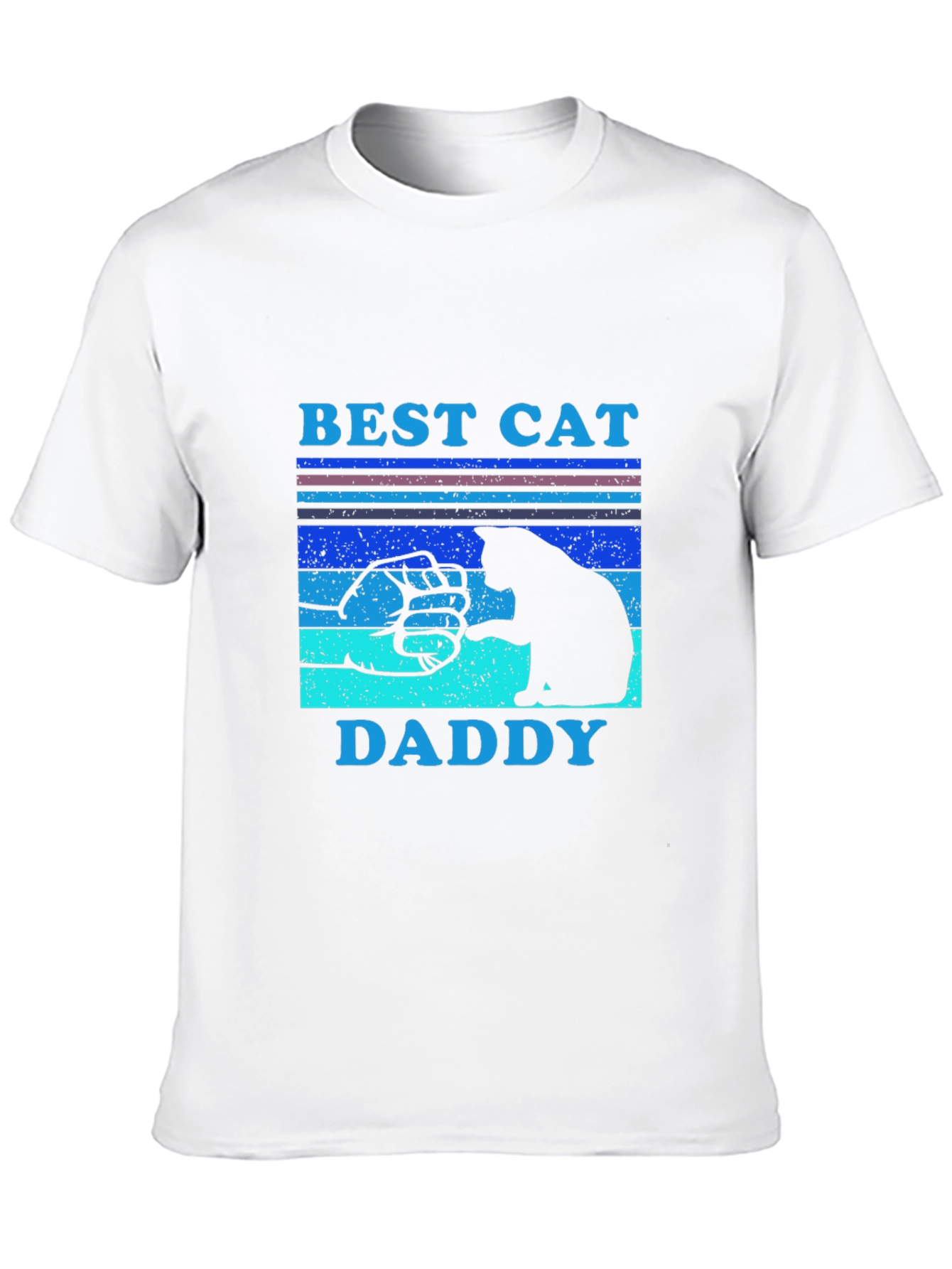 Black Best Cat Daddy T-Shirt - Cat Lover Gift view 10