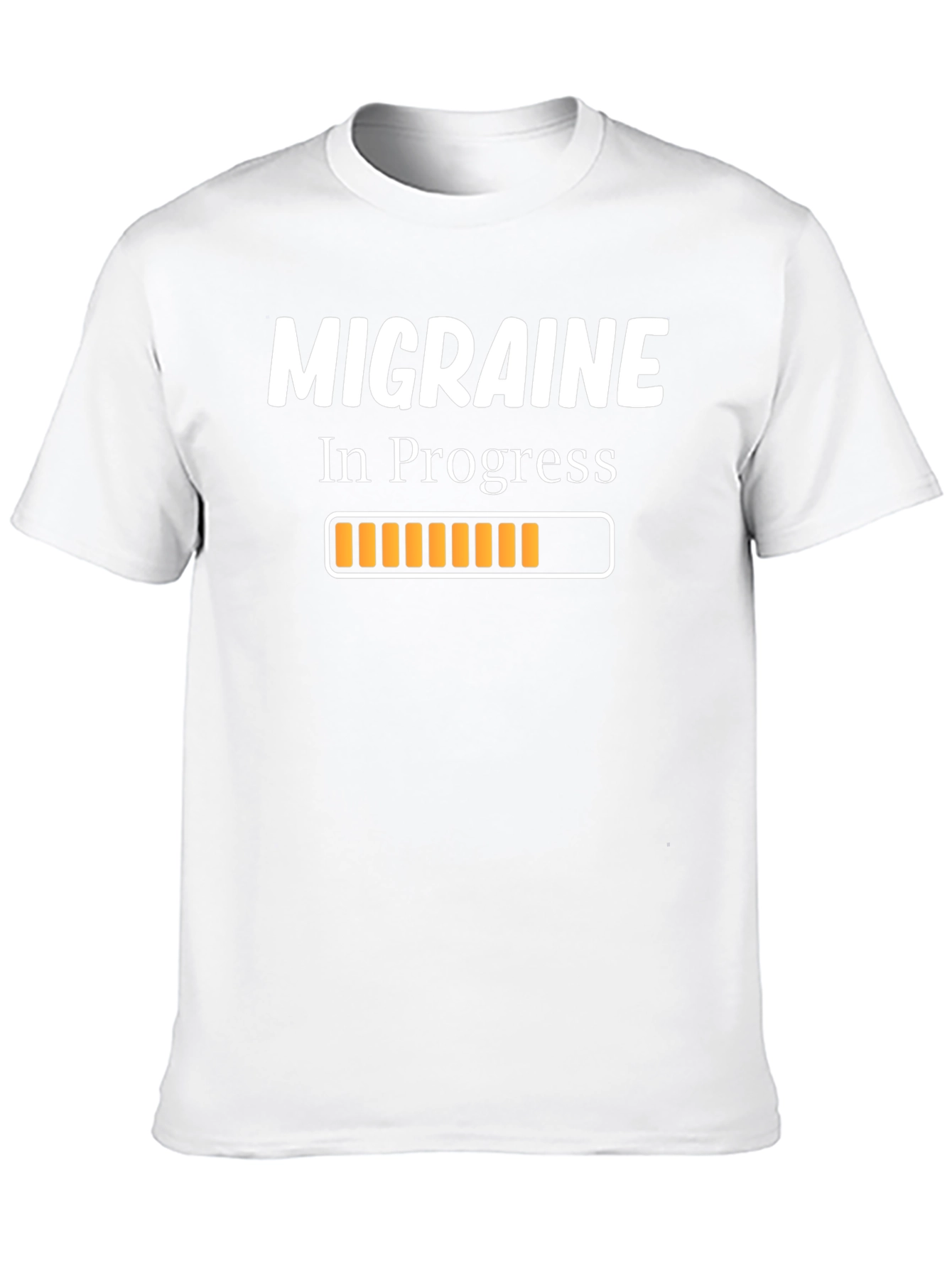 Black Migraine In Progress Funny T-Shirt view 10