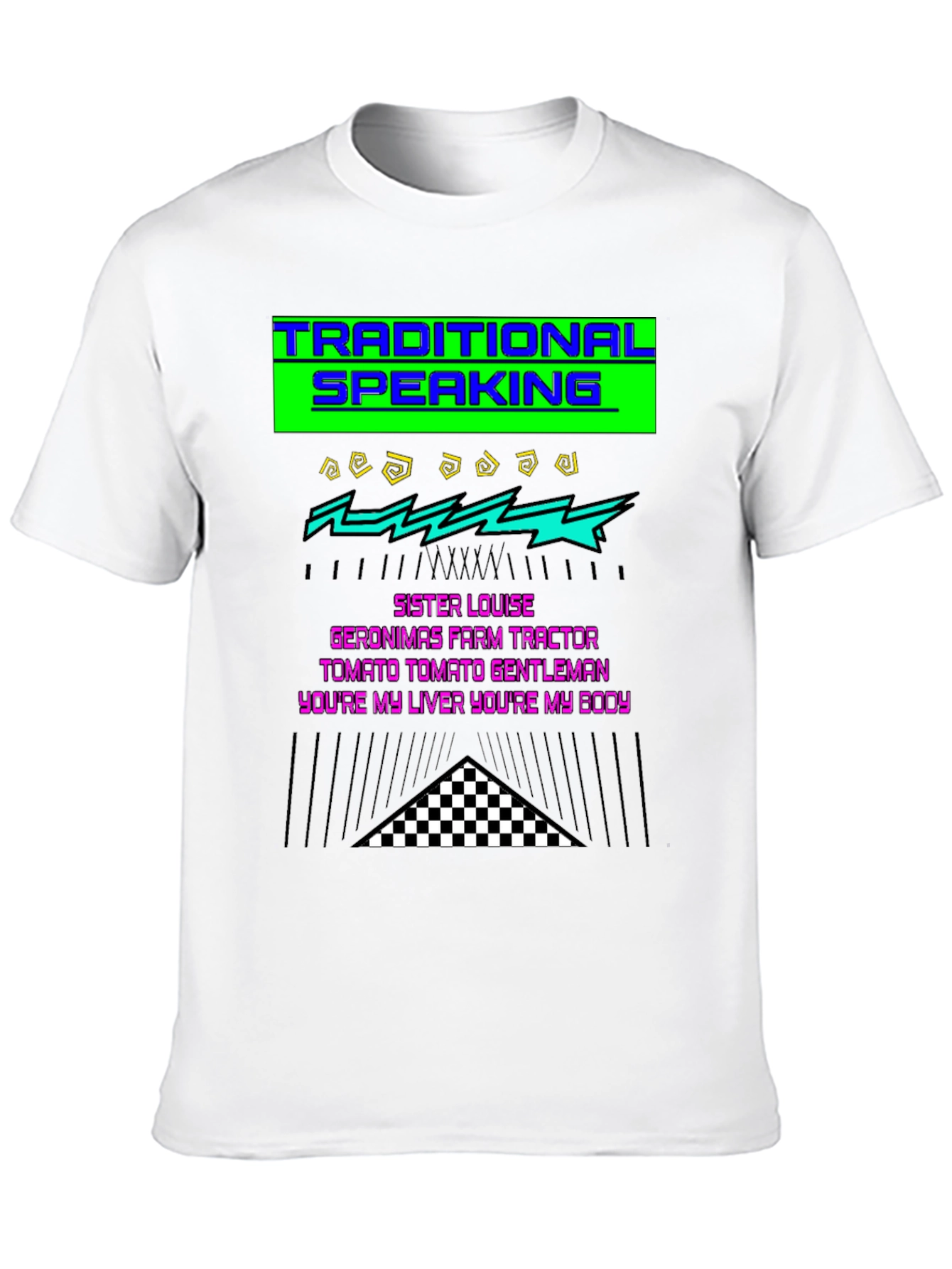 Black Traditional Speaking Graphic T-Shirt view 10