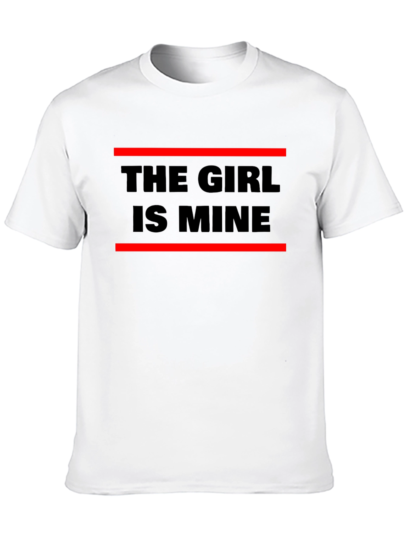 Black The Girl Is Mine Graphic Tee - Black view 10