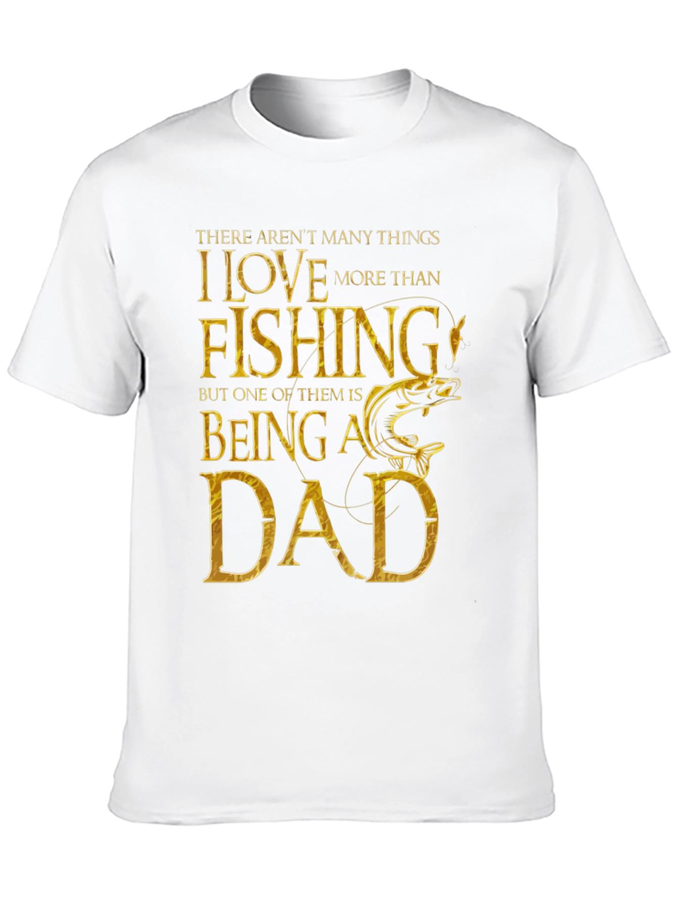 Black Fishing Dad Graphic T-Shirt - Perfect for Father's Day view 10