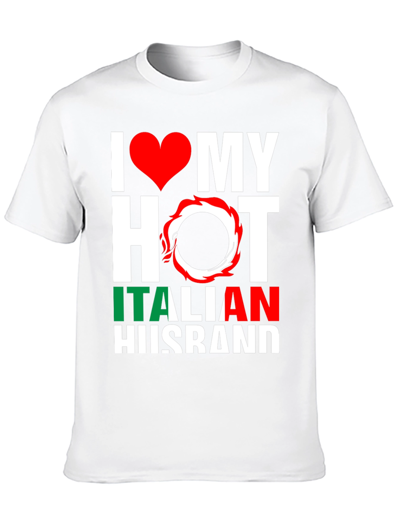 Black I Love My Hot Italian Husband T-Shirt view 10