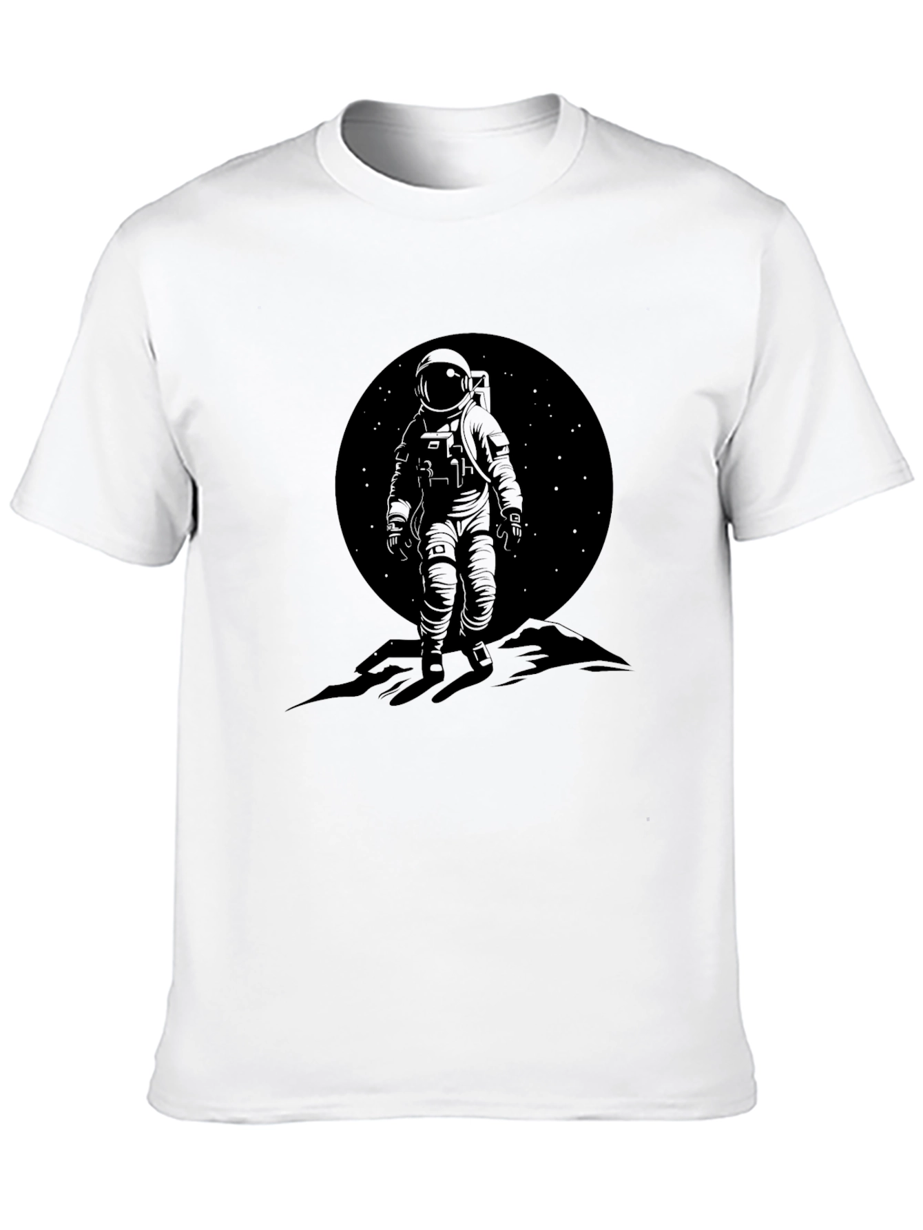 Black Astronaut Graphic Tee - Space Explorer Design view 10