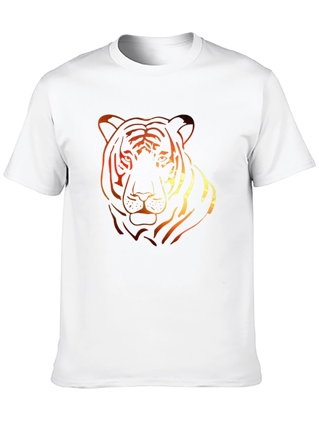 Black Fiery Tiger Graphic Tee - Bold Style view 10