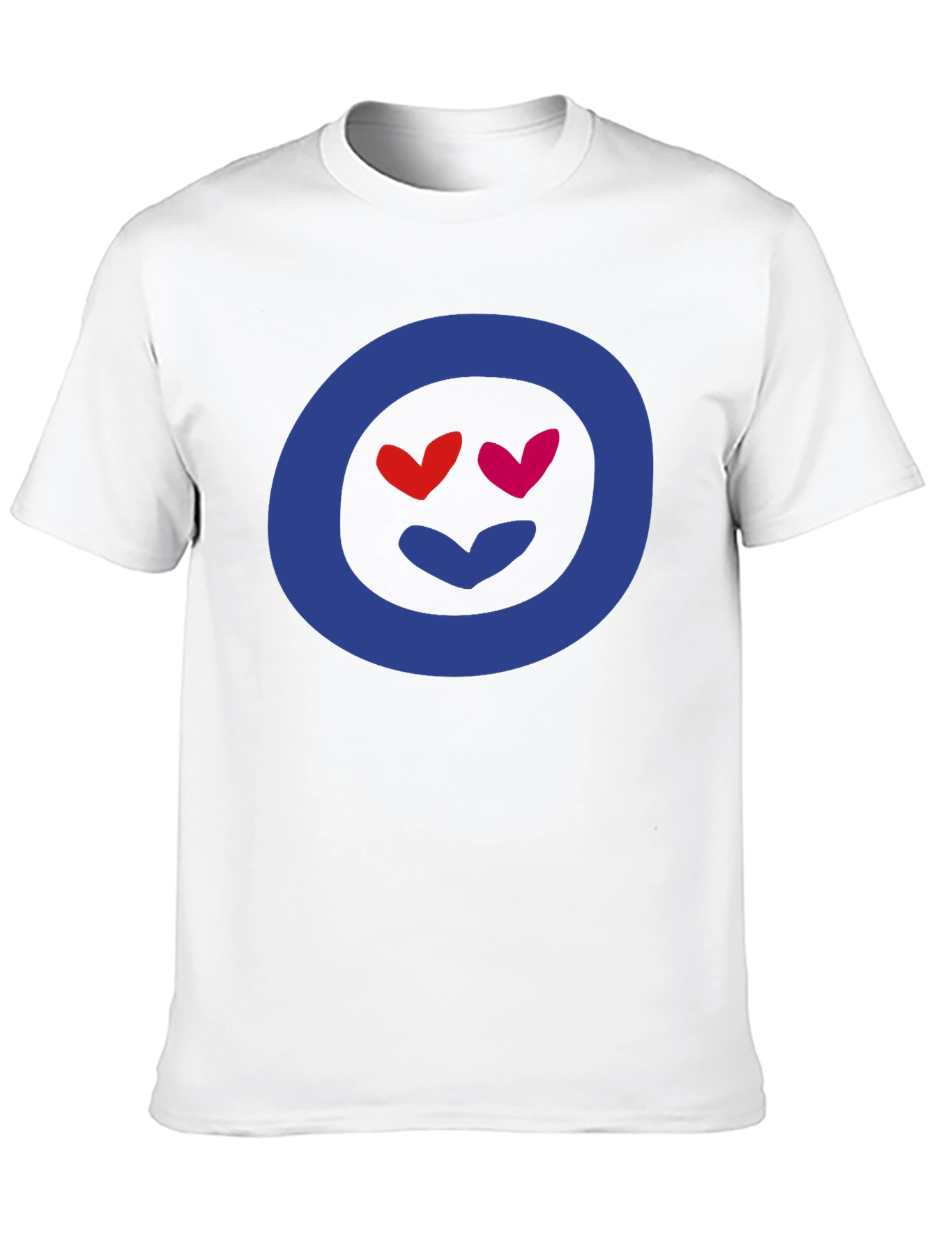 Black Heart Eyes Emoji Graphic Tee - Black Cotton Blend view 10